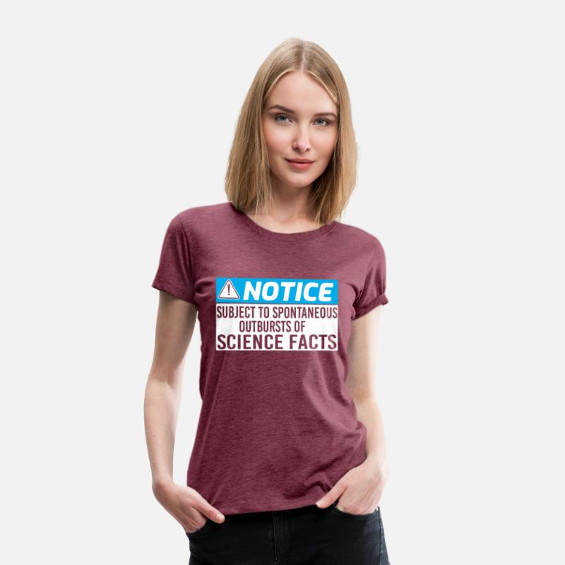 notice subject to spontaneous outbursts of science