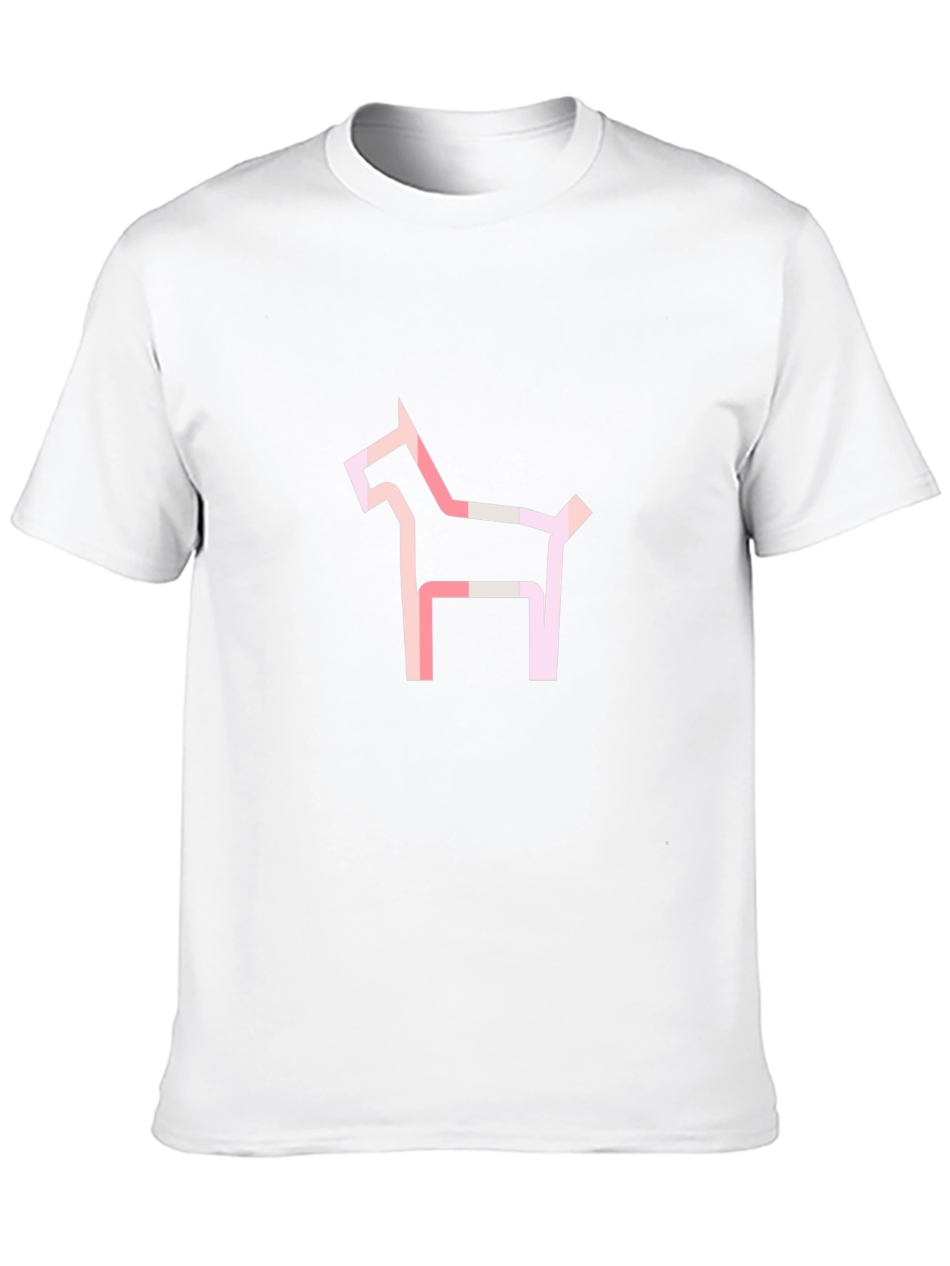 Abstract Dog Graphic Tee - Modern Black T-Shirt