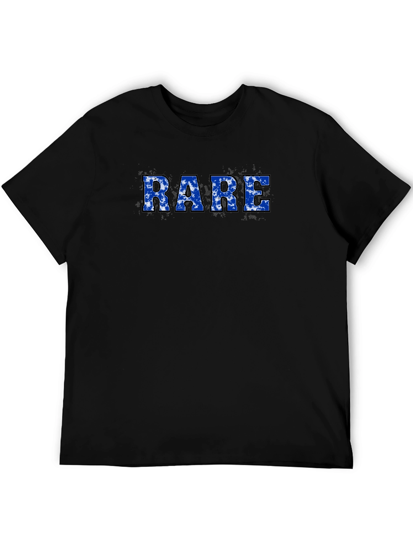 RARE Graphic Print Mens Black T-Shirt