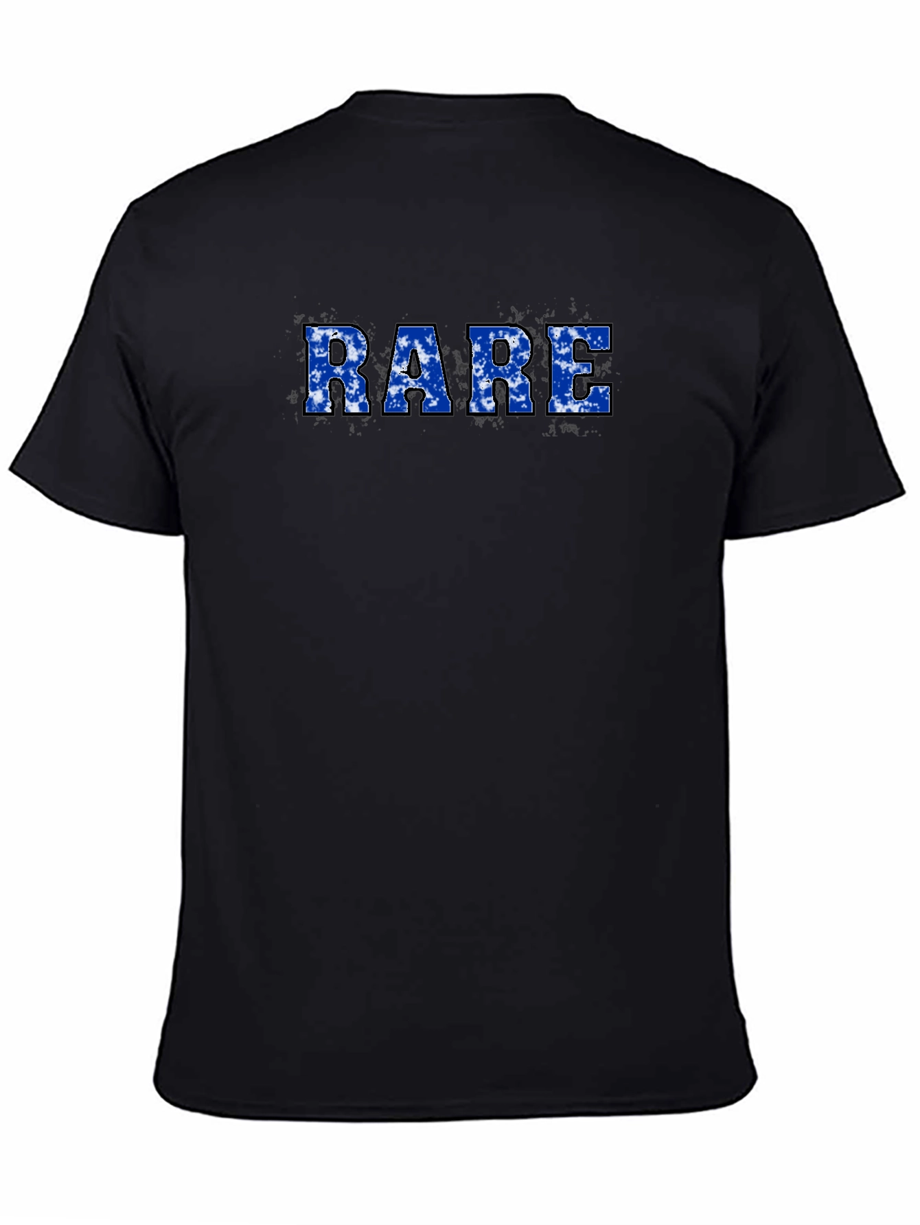RARE Graphic Print Mens Black T-Shirt