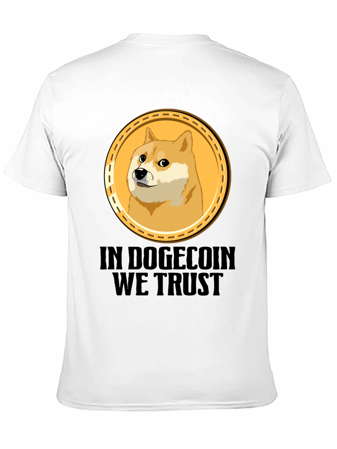 In Dogecoin We Trust Black T-Shirt