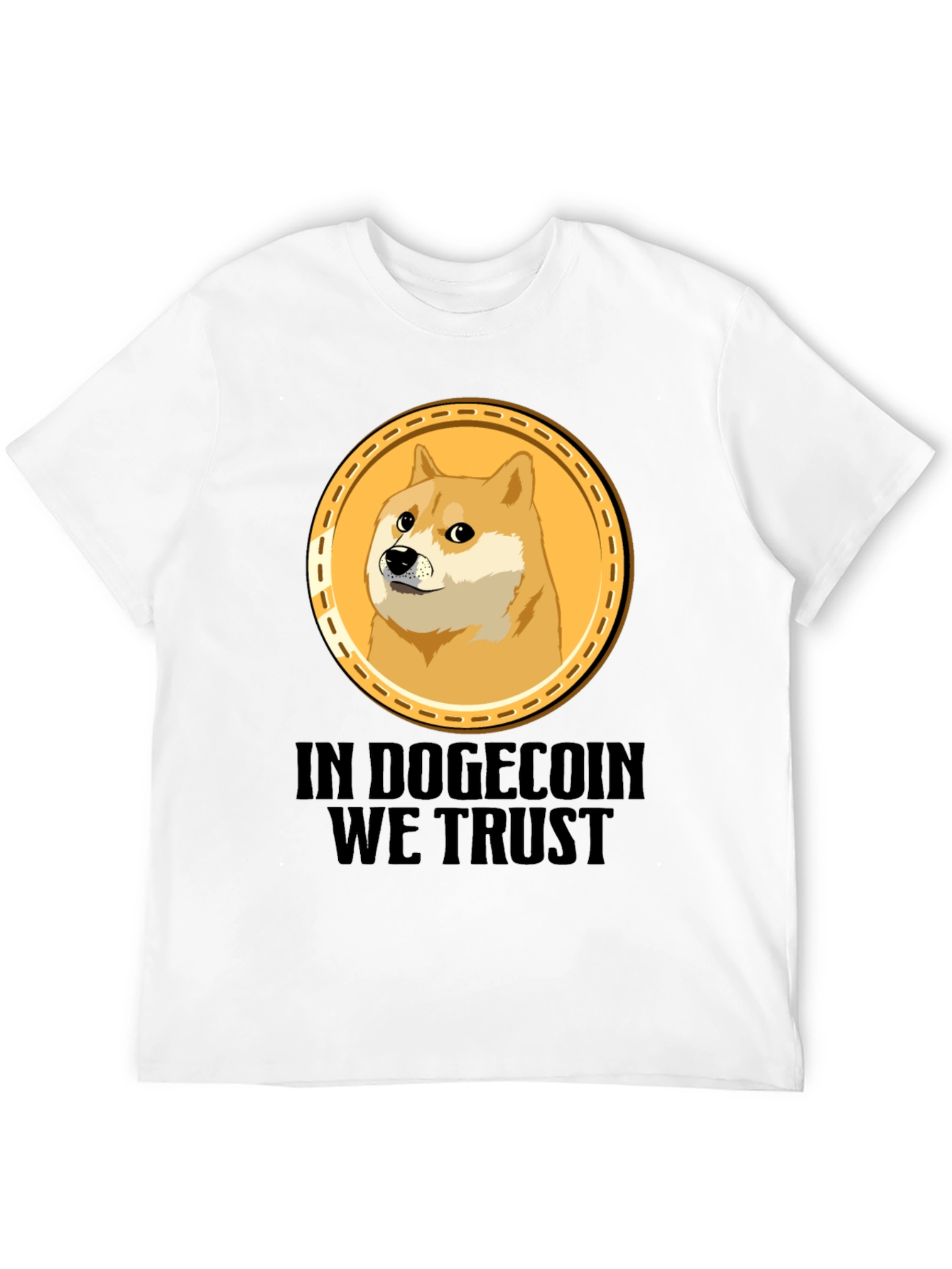 In Dogecoin We Trust Black T-Shirt