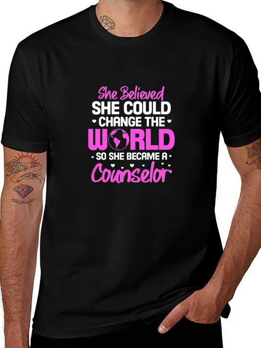 Counselor World Changer Graphic T-Shirt