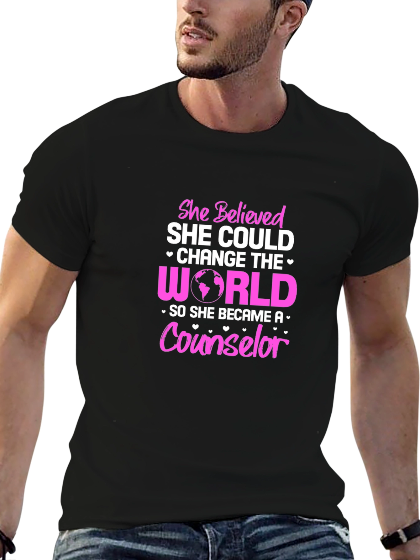 Counselor World Changer Graphic T-Shirt