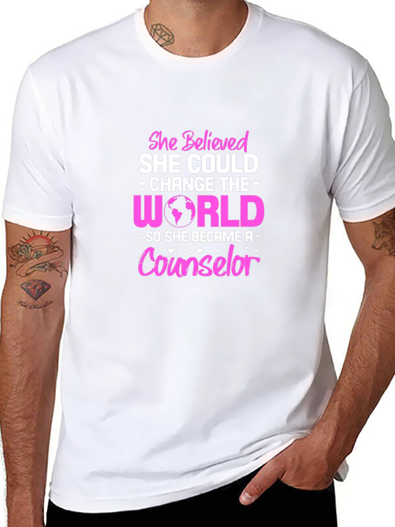 Counselor World Changer Graphic T-Shirt