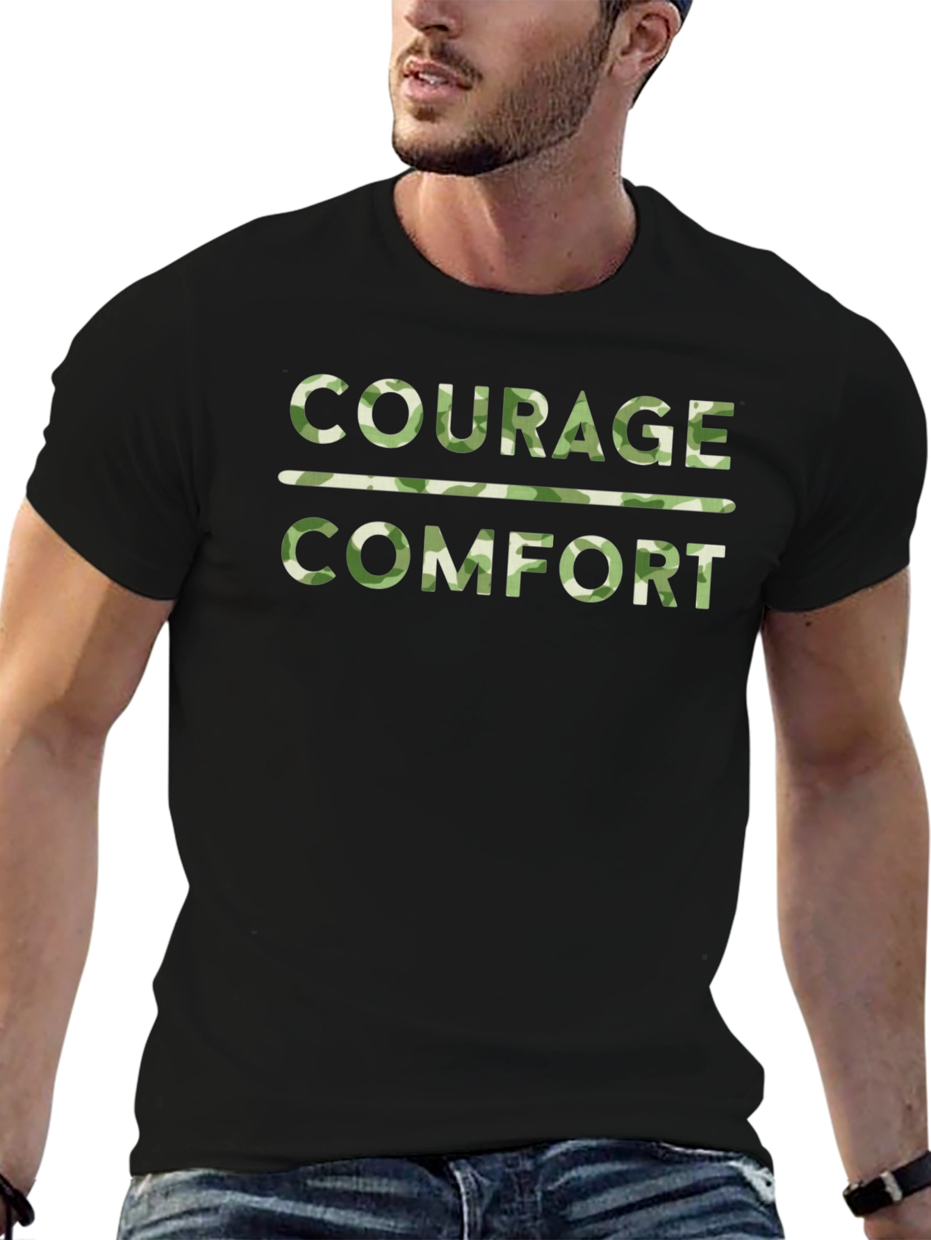 Courage Over Comfort Graphic Tee