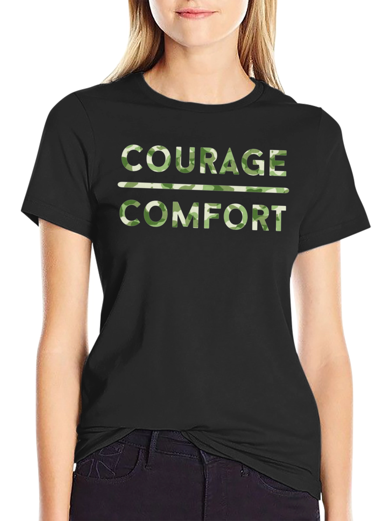 Courage Over Comfort Graphic Tee