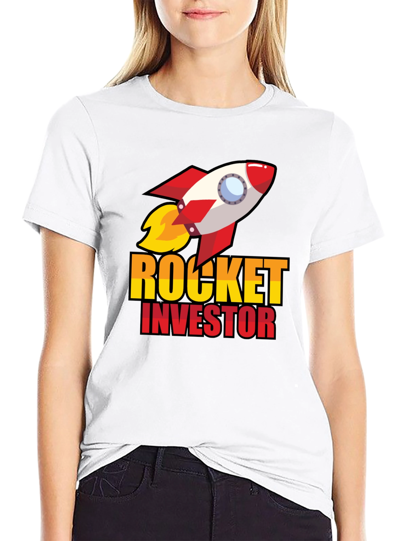 Rocket Investor T-Shirt - Black Graphic Tee