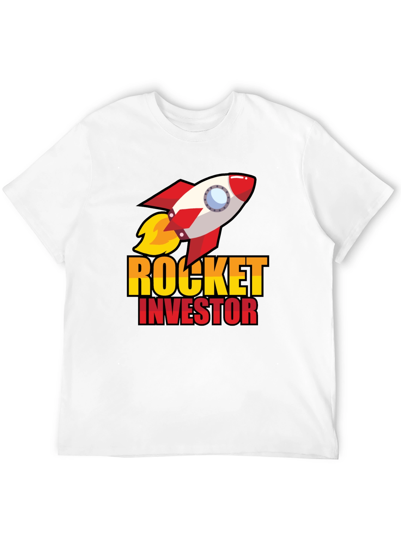 Rocket Investor T-Shirt - Black Graphic Tee
