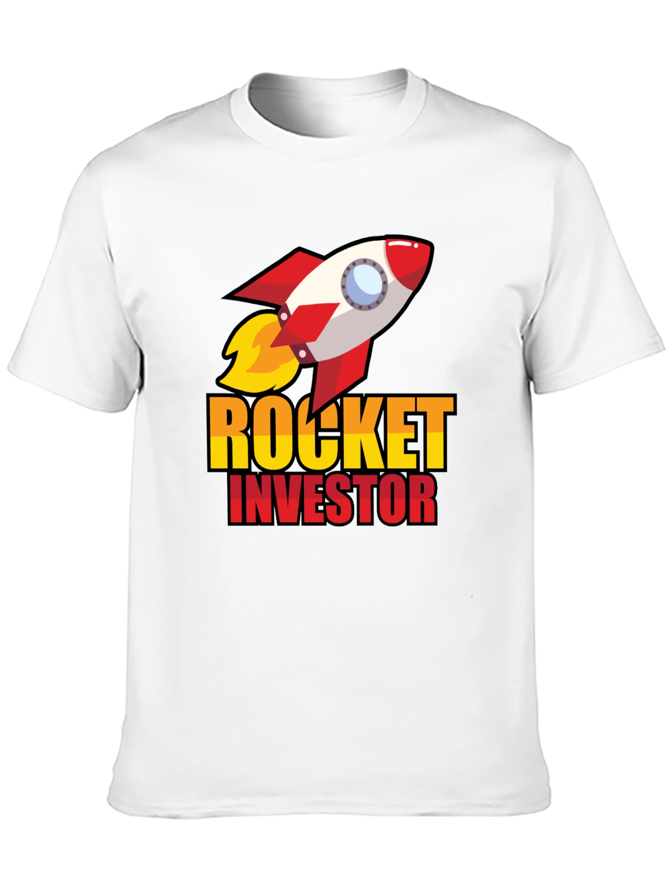 Rocket Investor T-Shirt - Black Graphic Tee
