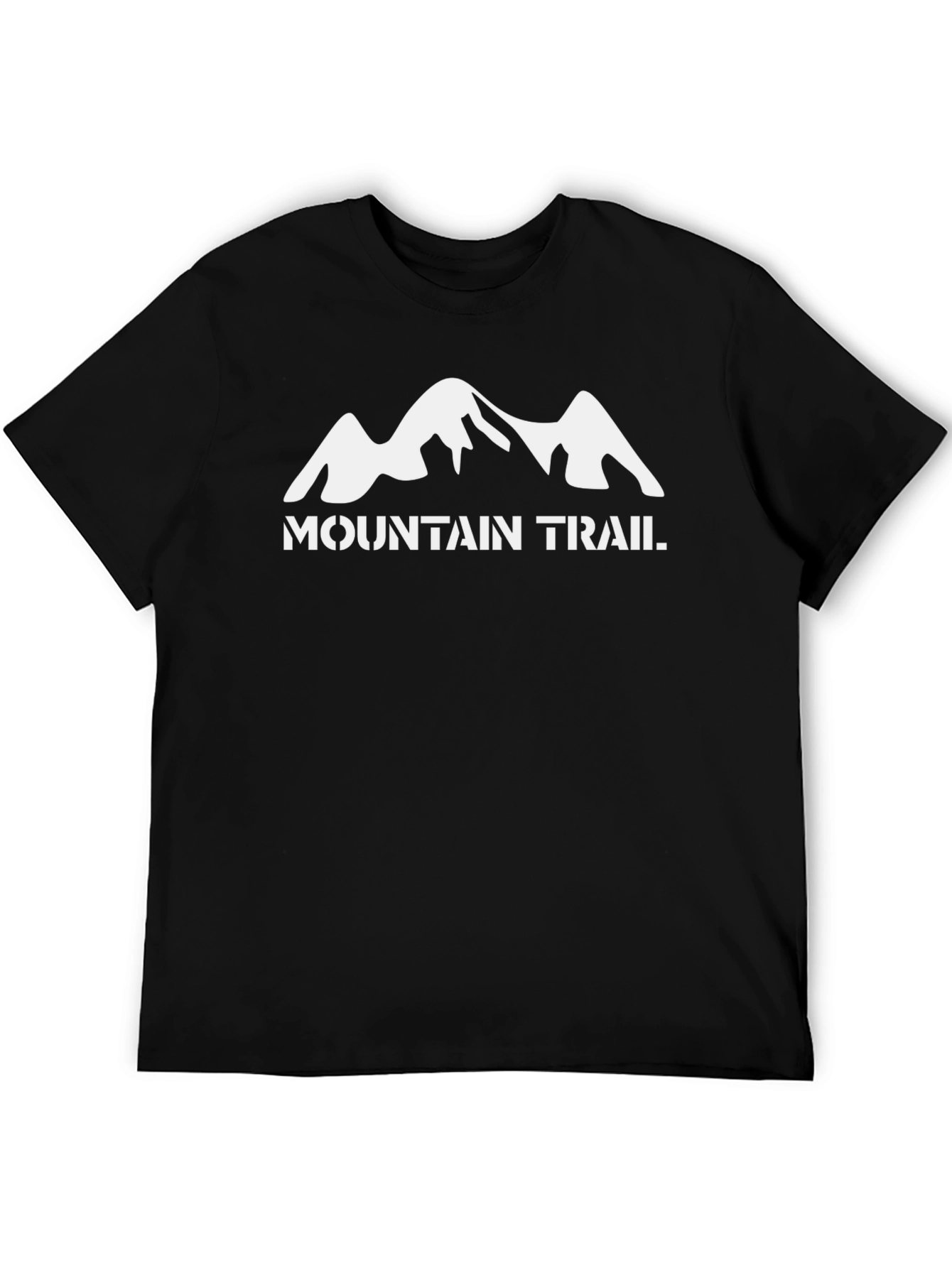 Mountain Trail Graphic T-Shirt - Black