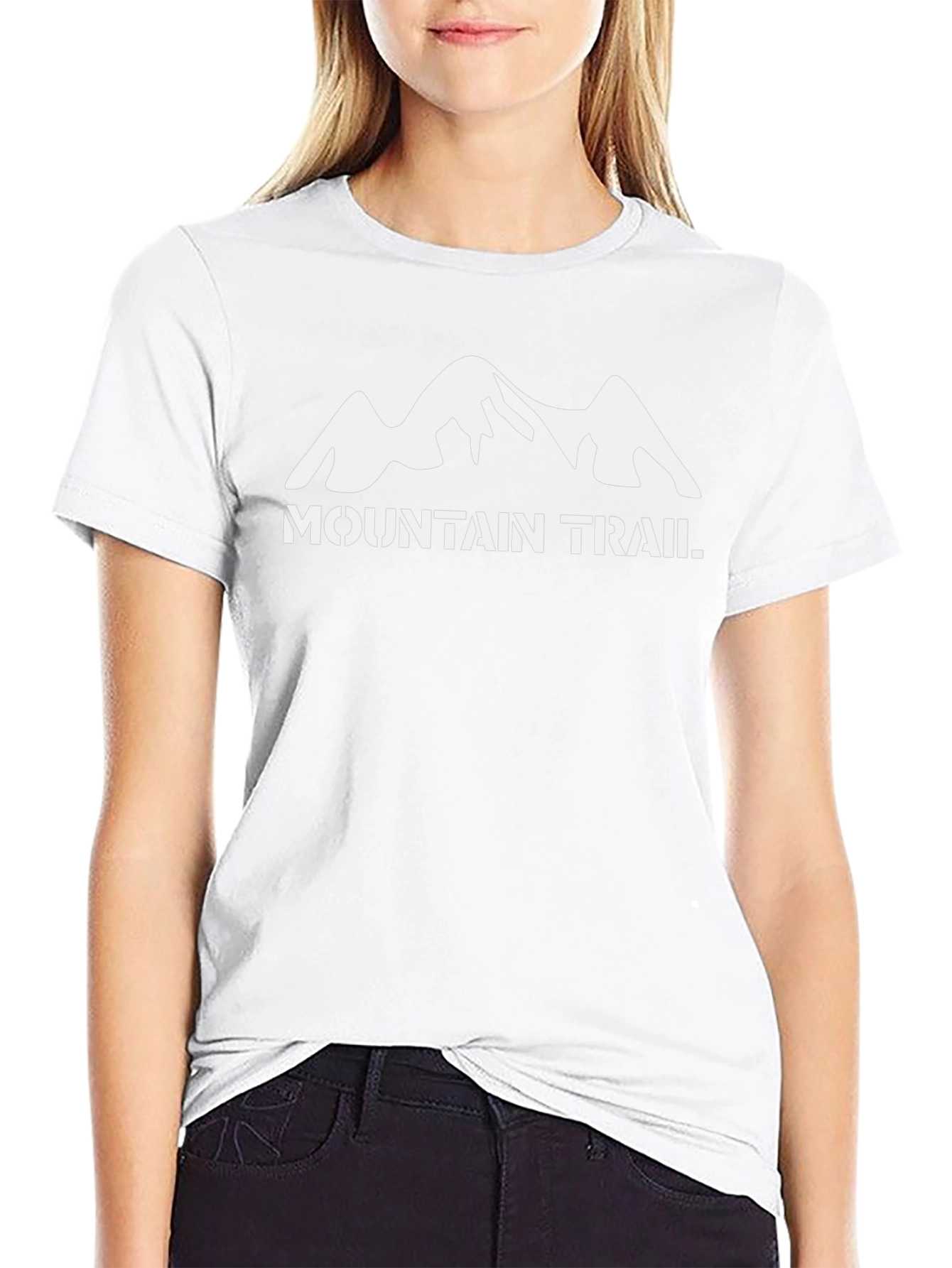 Mountain Trail Graphic T-Shirt - Black
