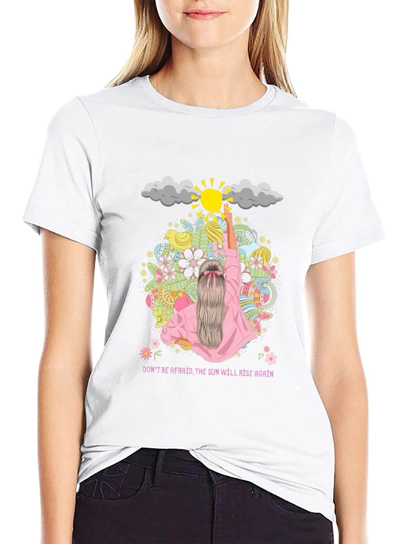 Inspirational Sun Rise Again Graphic T-Shirt