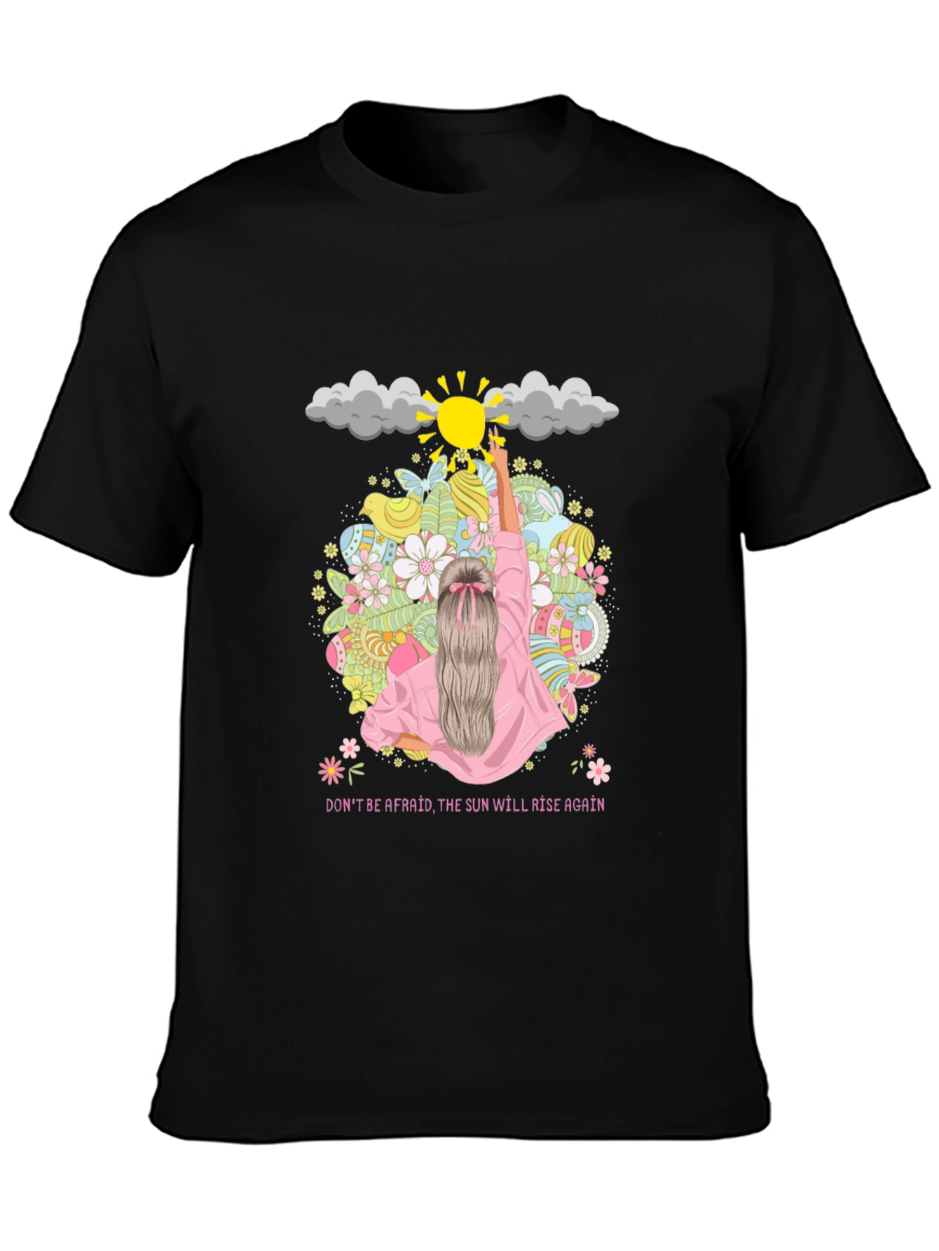 Inspirational Sun Rise Again Graphic T-Shirt