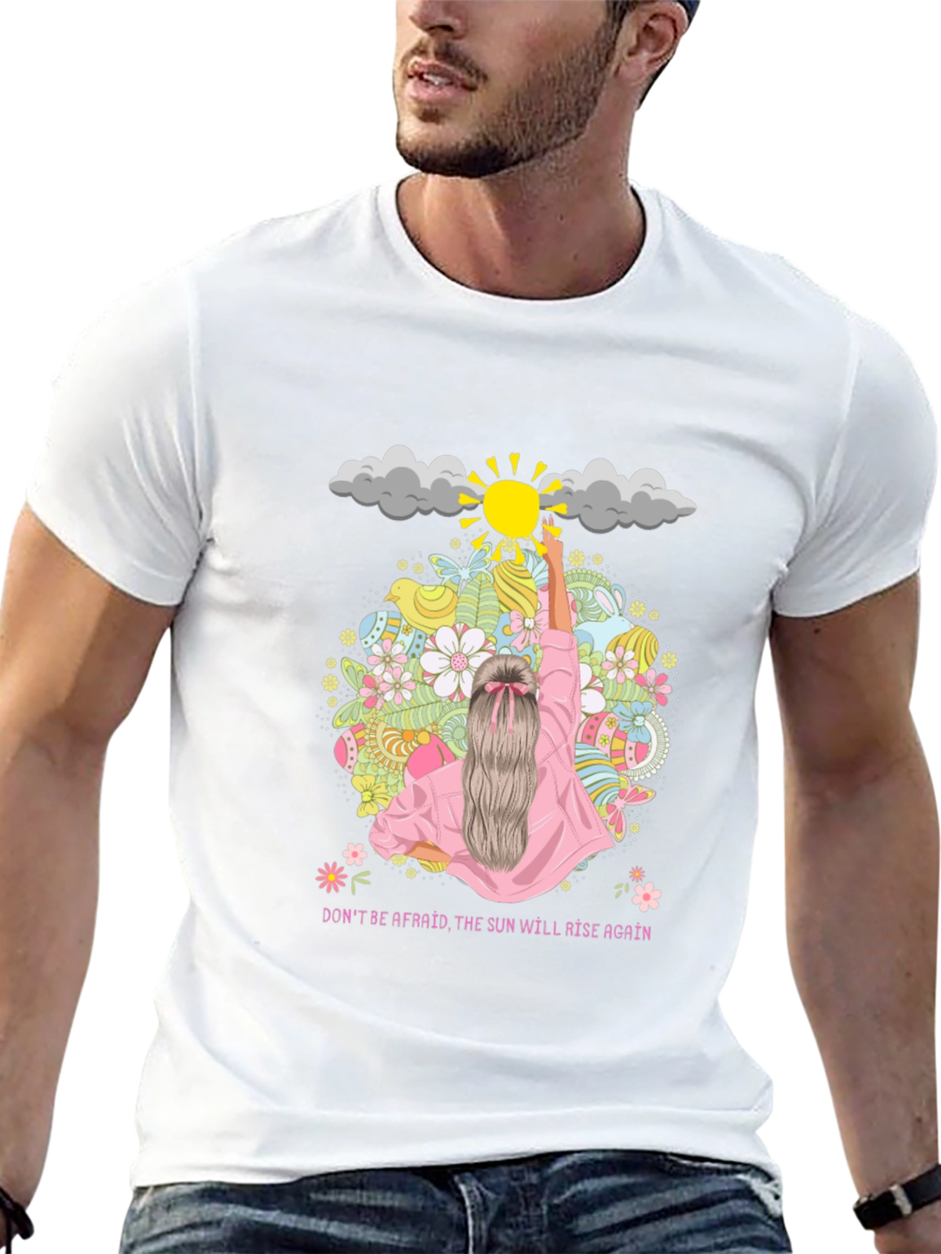 Inspirational Sun Rise Again Graphic T-Shirt