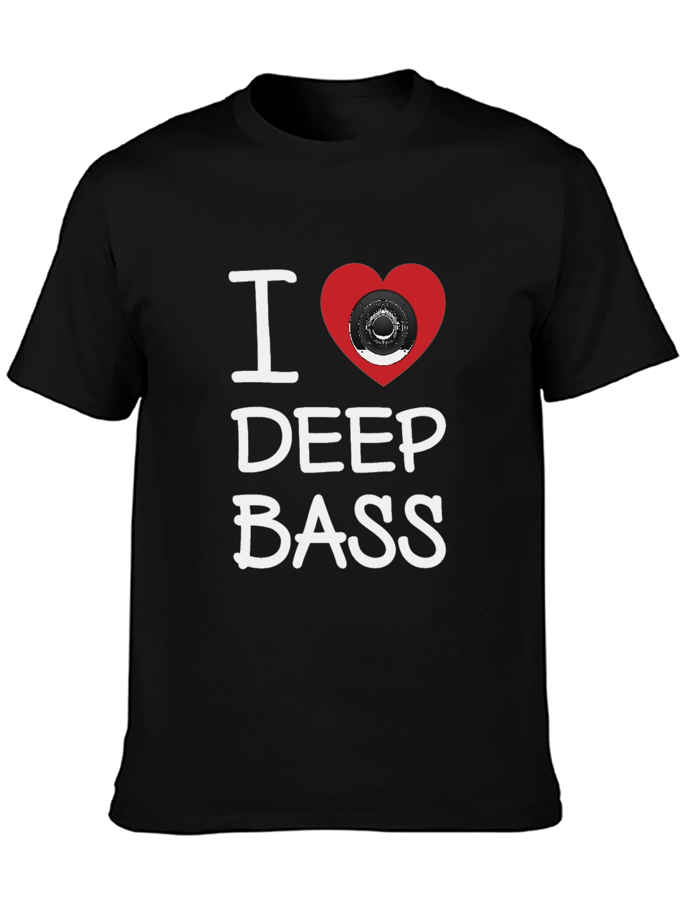 I Heart Deep Bass Graphic T-Shirt