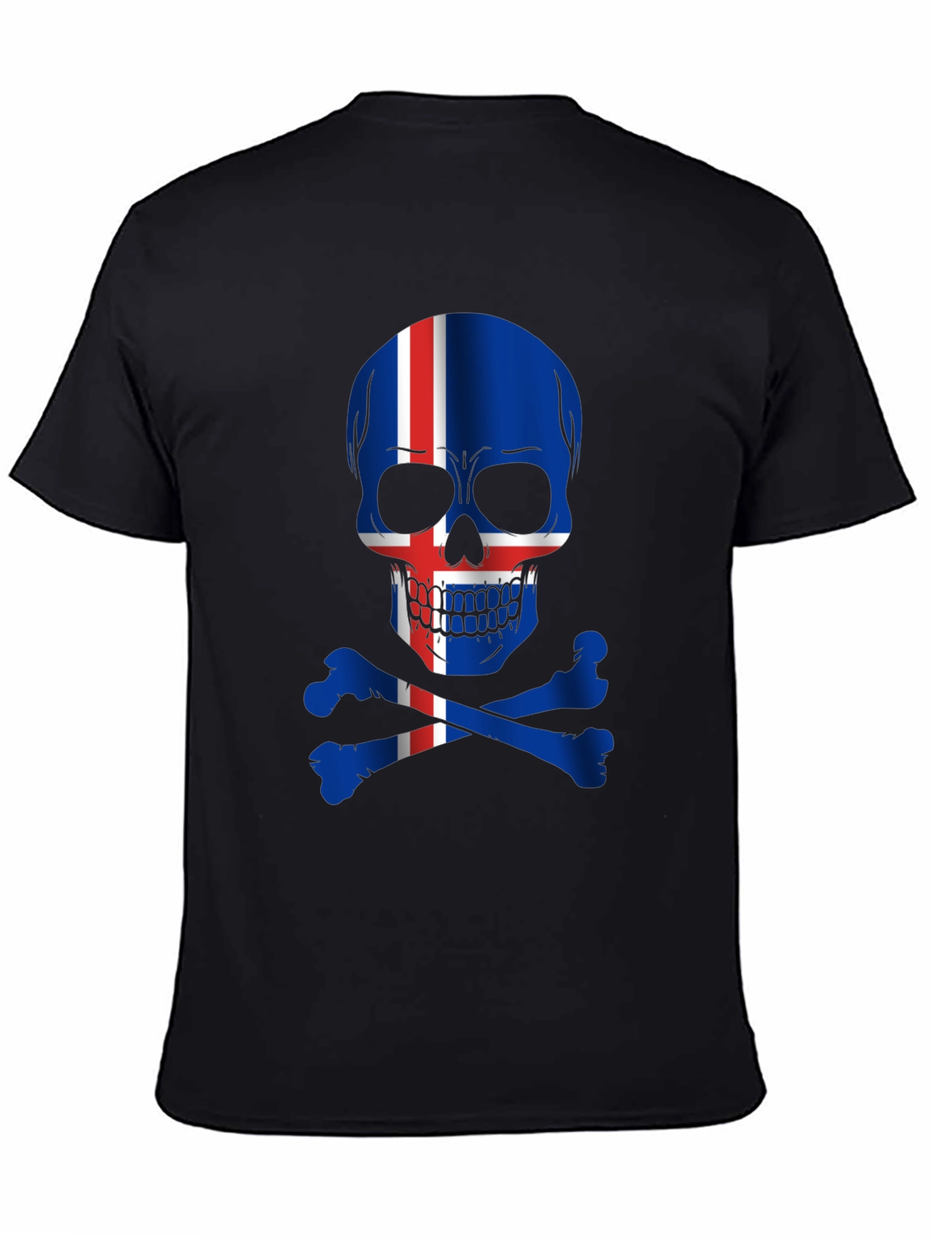 Iceland Flag Skull T-Shirt