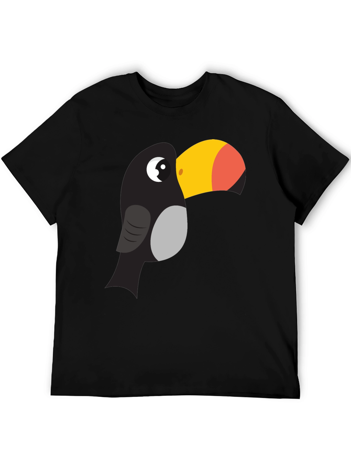 Toucan Graphic Tee - Fun Cartoon Bird T-Shirt