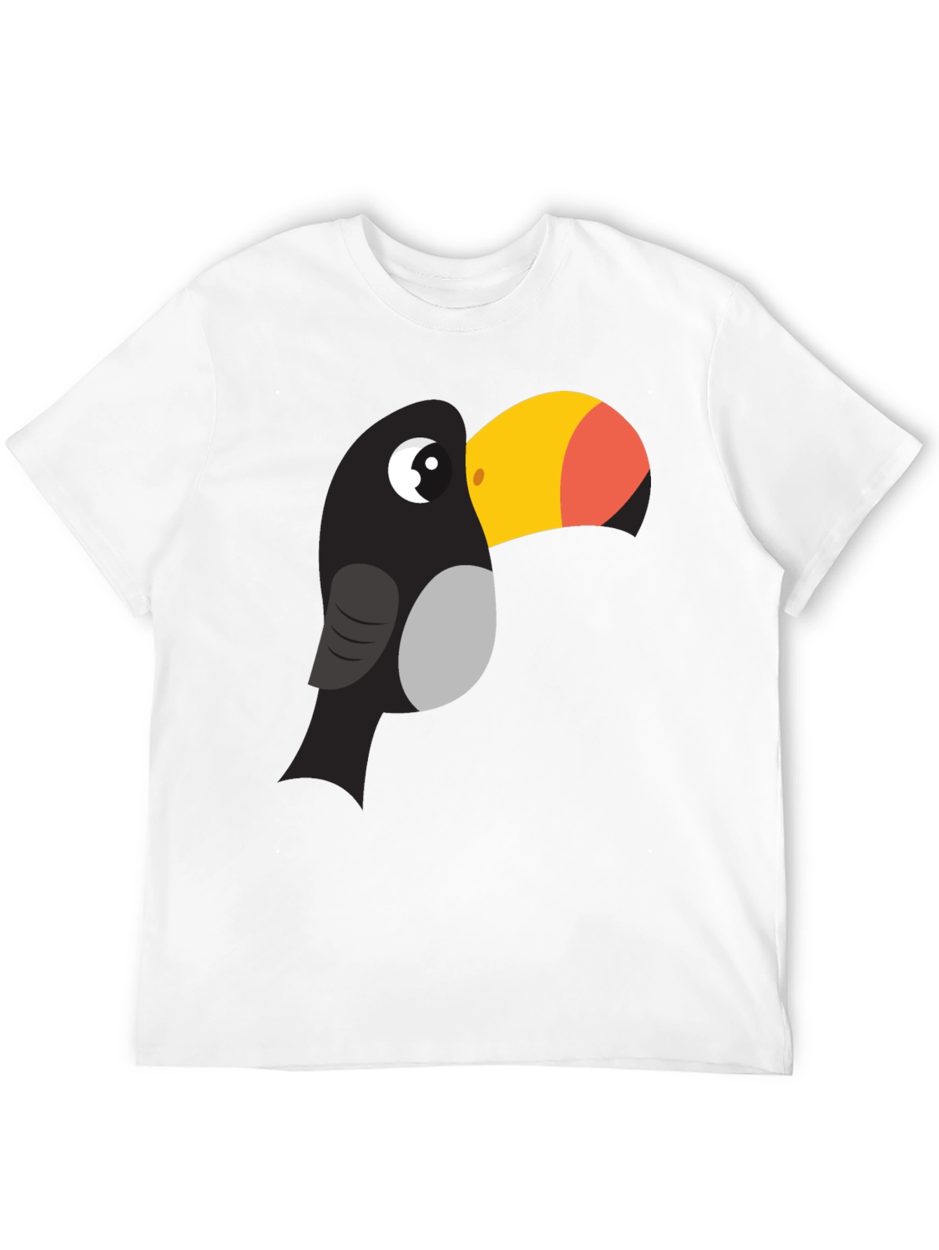 Toucan Graphic Tee - Fun Cartoon Bird T-Shirt