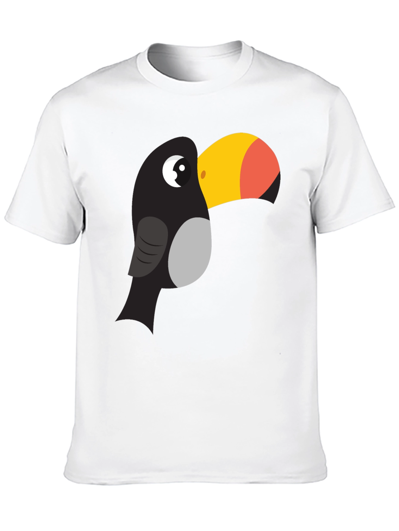 Toucan Graphic Tee - Fun Cartoon Bird T-Shirt