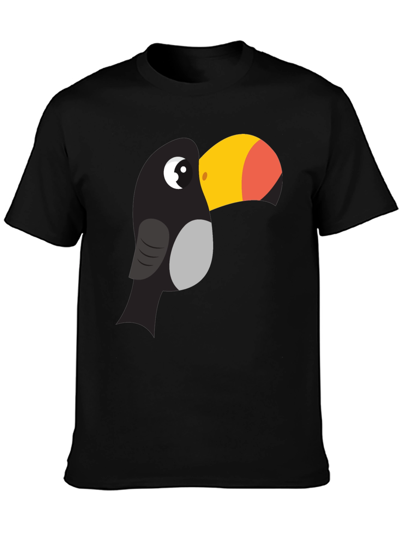 Toucan Graphic Tee - Fun Cartoon Bird T-Shirt