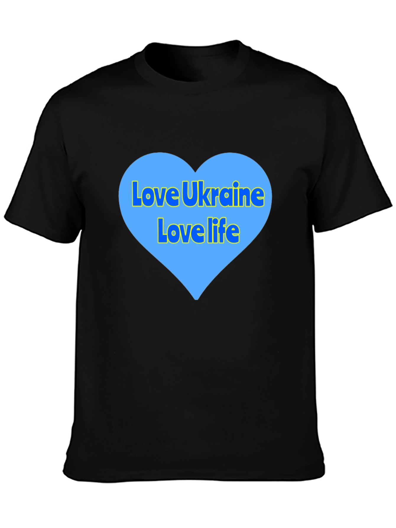 Love Ukraine T-Shirt - Heart Design