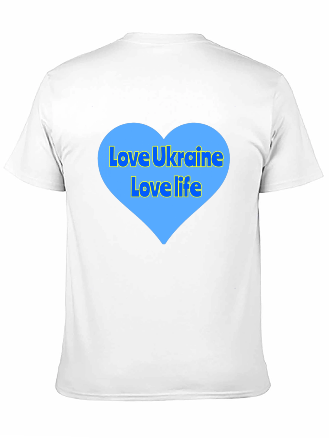 Love Ukraine T-Shirt - Heart Design