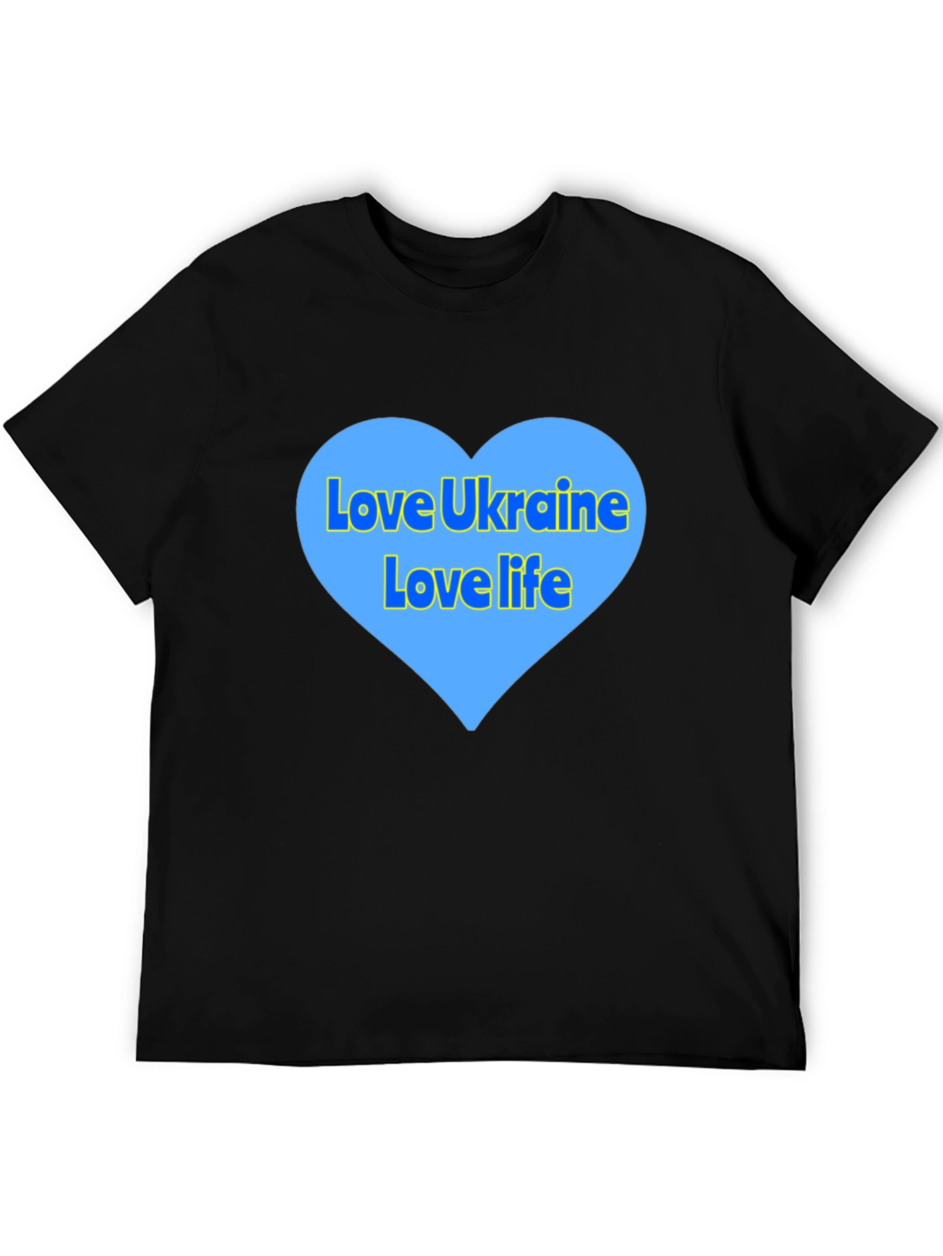 Love Ukraine T-Shirt - Heart Design