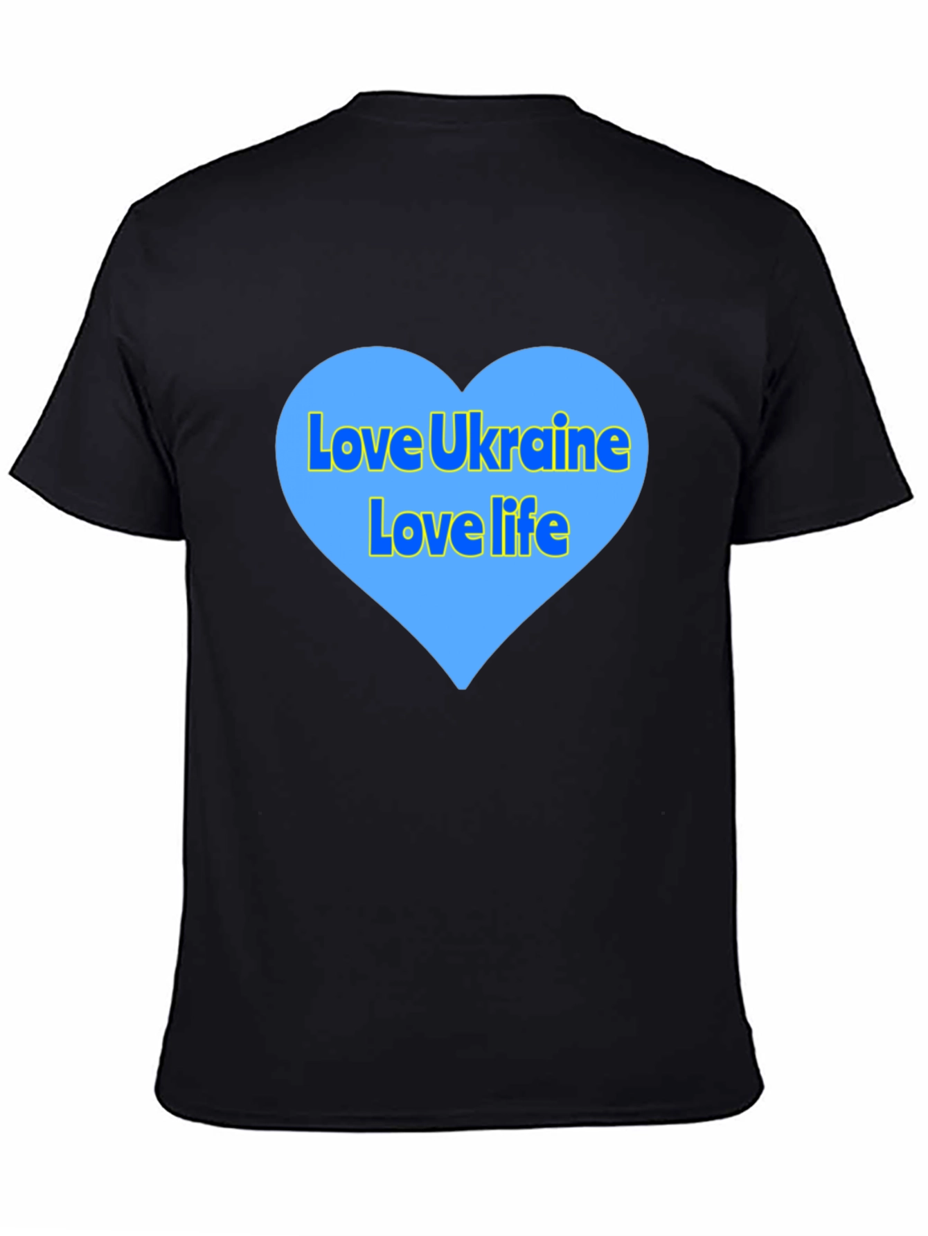 Love Ukraine T-Shirt - Heart Design