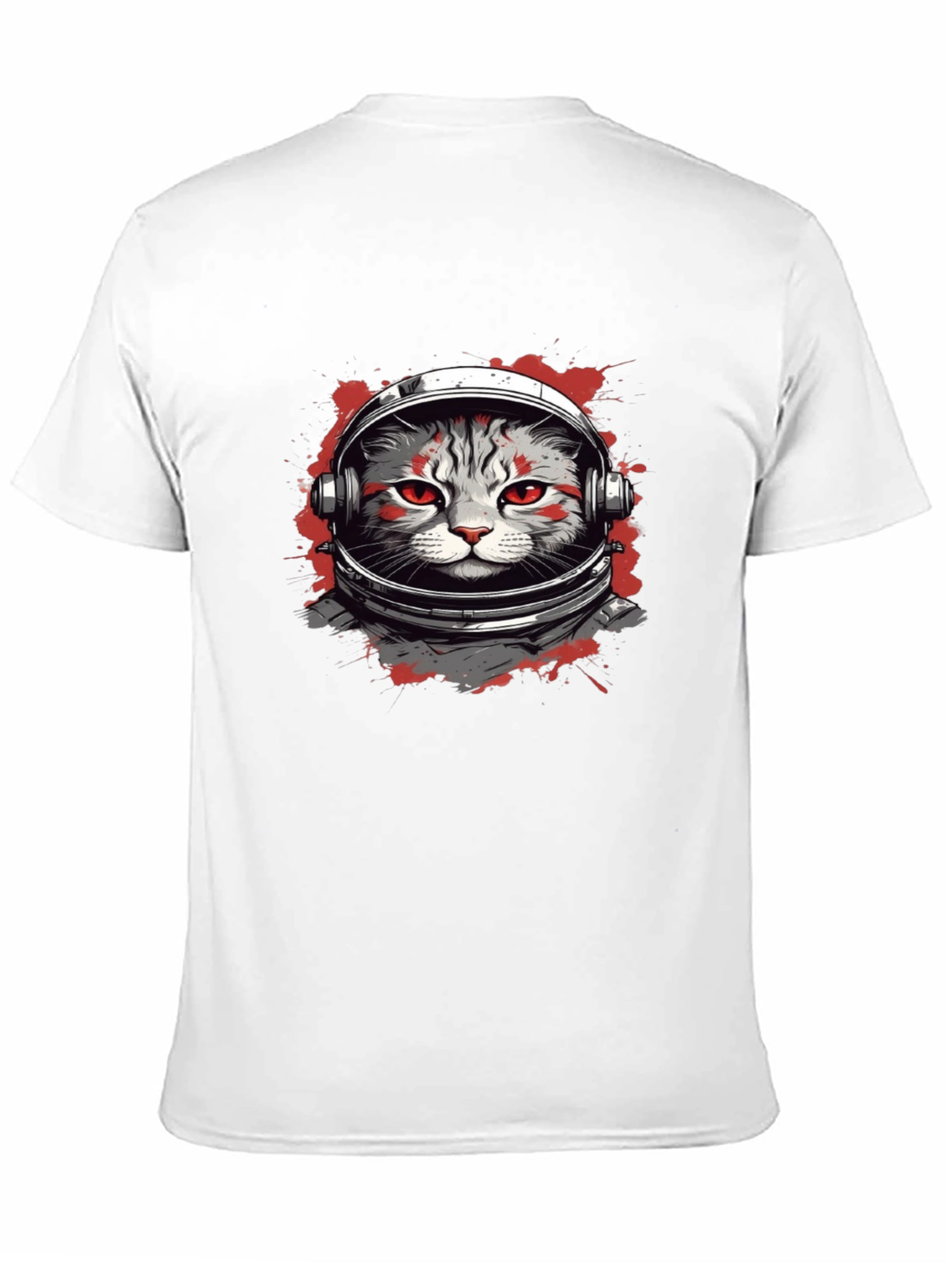 Astronaut Cat Graphic T-Shirt