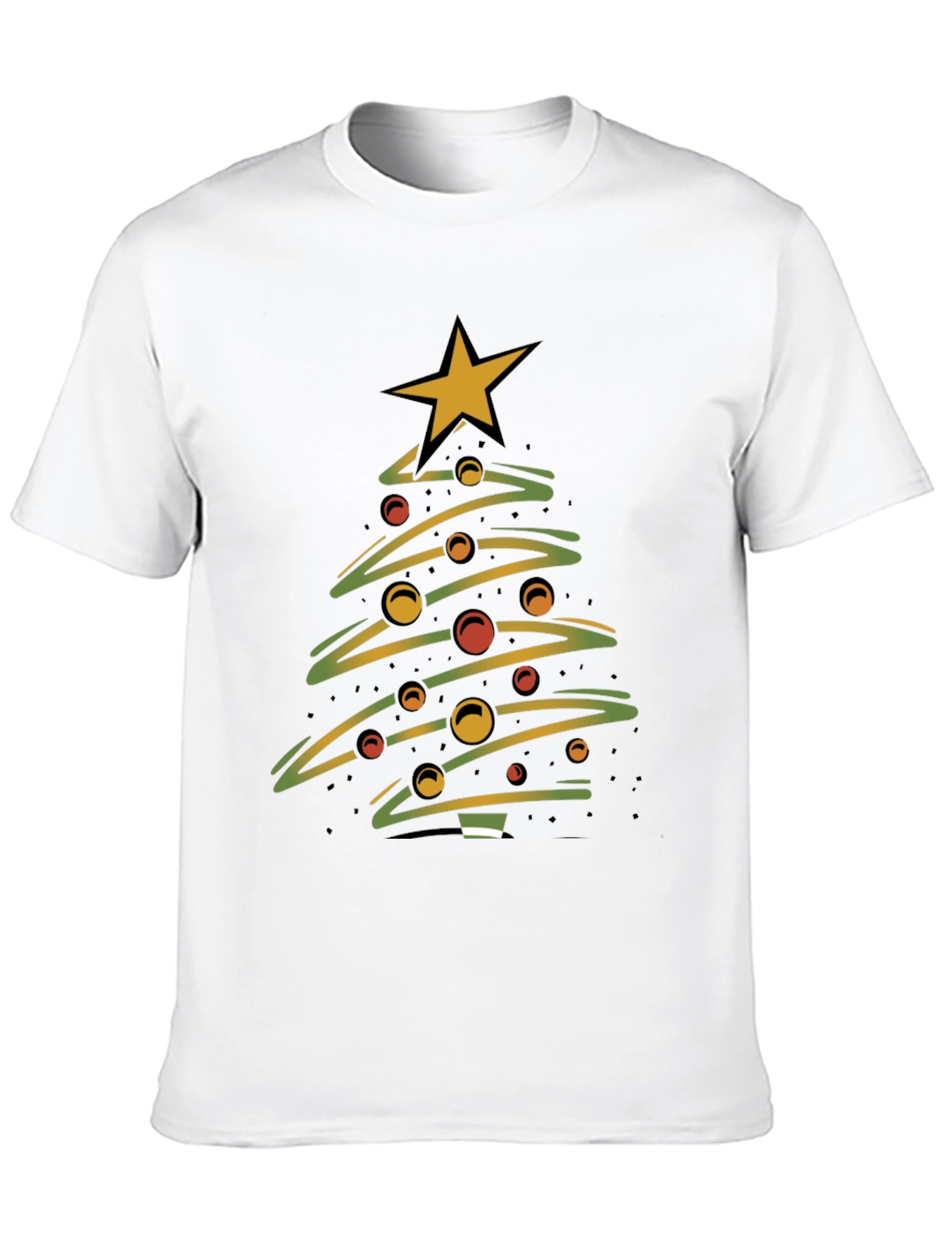 Christmas Tree Graphic Tee - Holiday Style