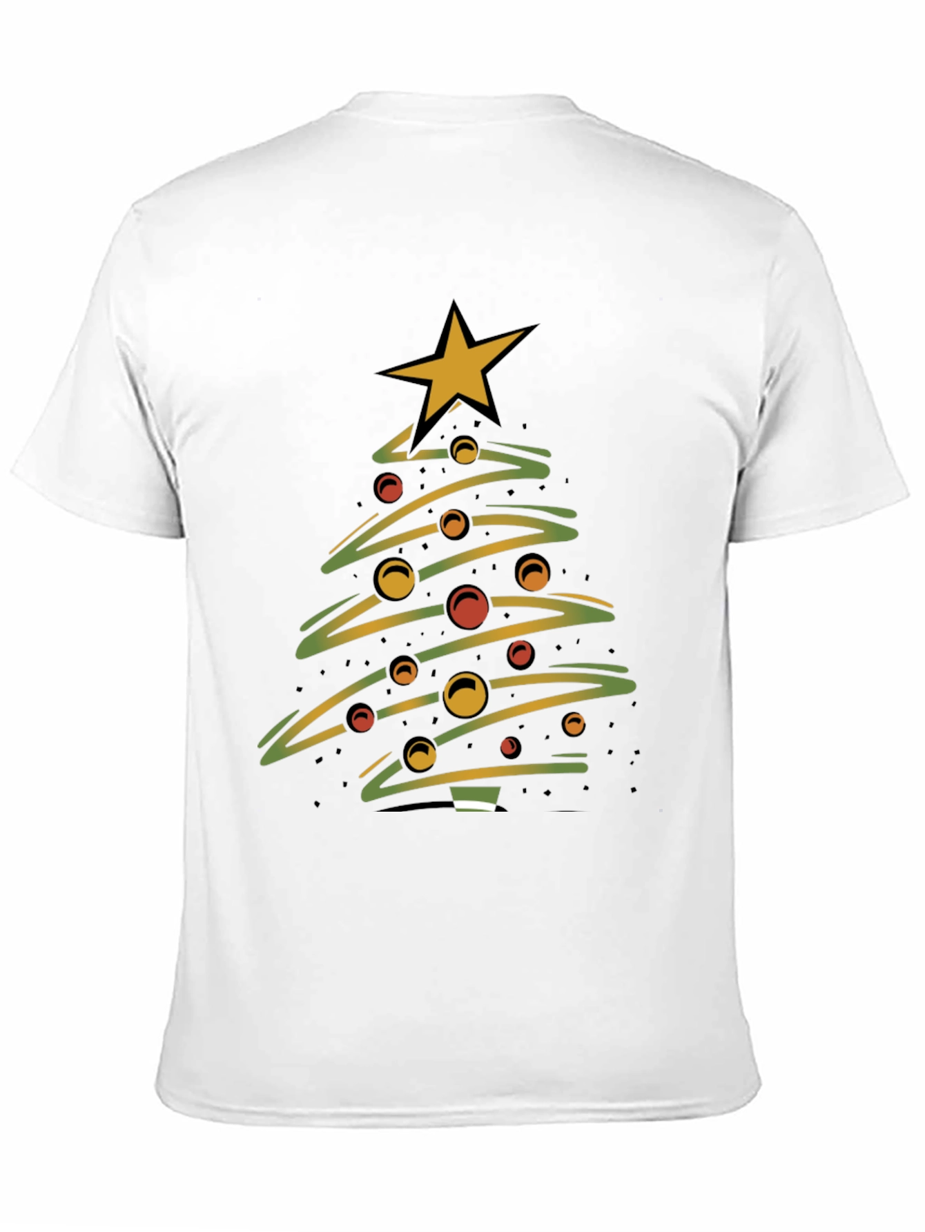 Christmas Tree Graphic Tee - Holiday Style