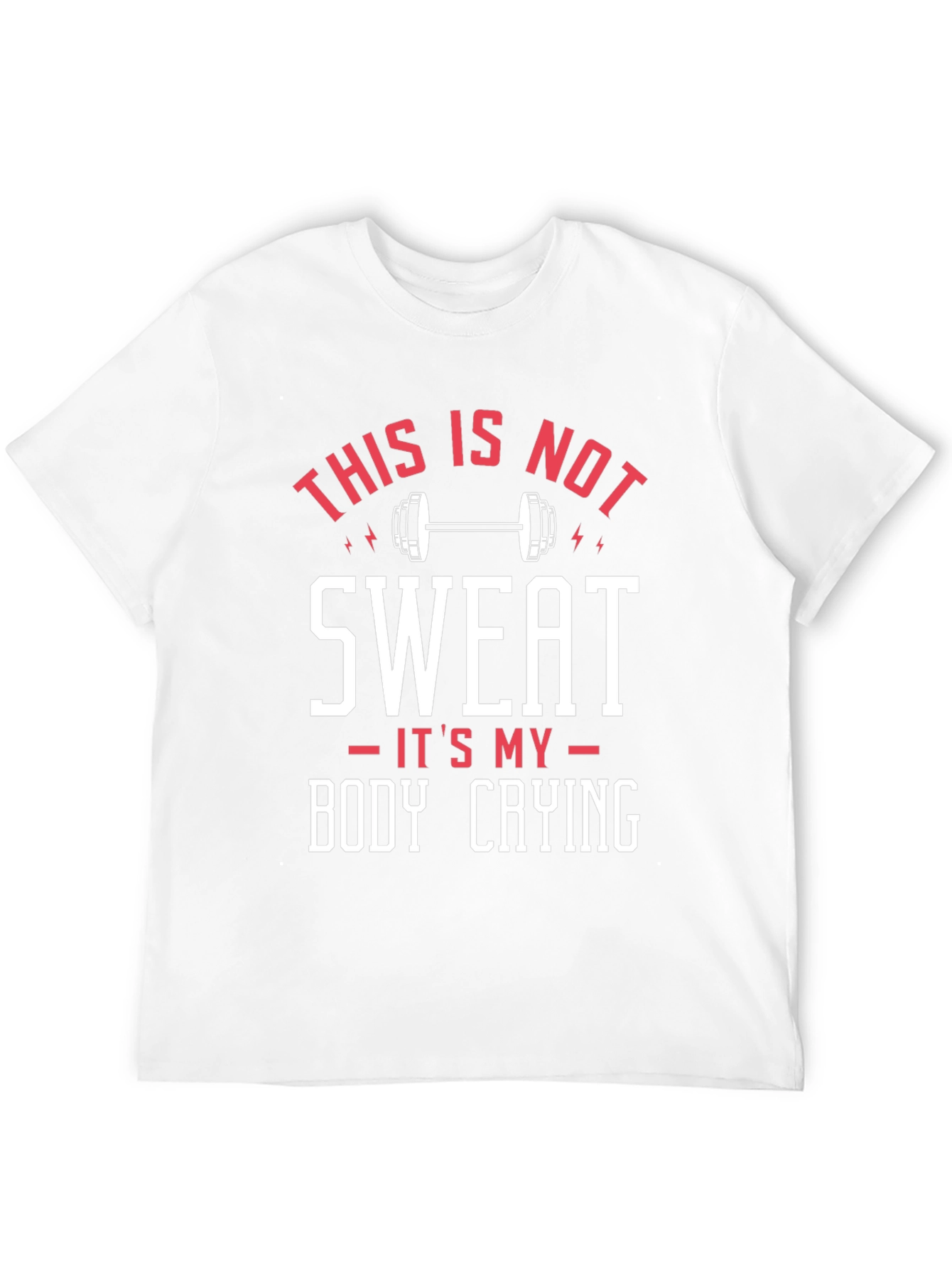 Funny Workout T-Shirt: Body Crying