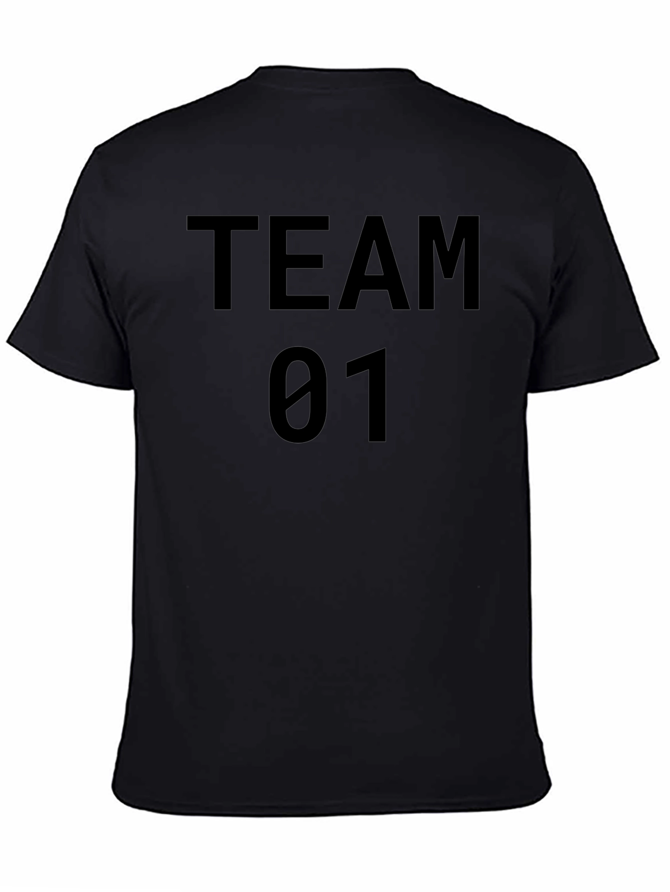 Team 01 Black T-Shirt - Stylish & Comfortable