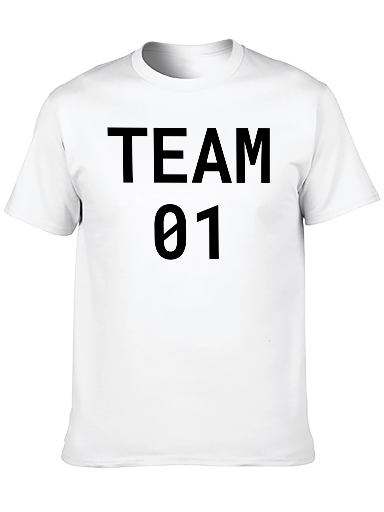 Team 01 Black T-Shirt - Stylish & Comfortable
