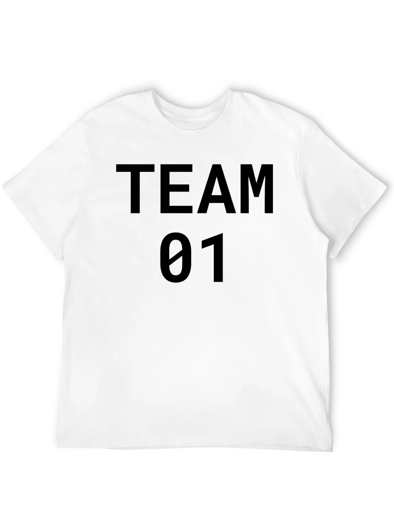 Team 01 Black T-Shirt - Stylish & Comfortable