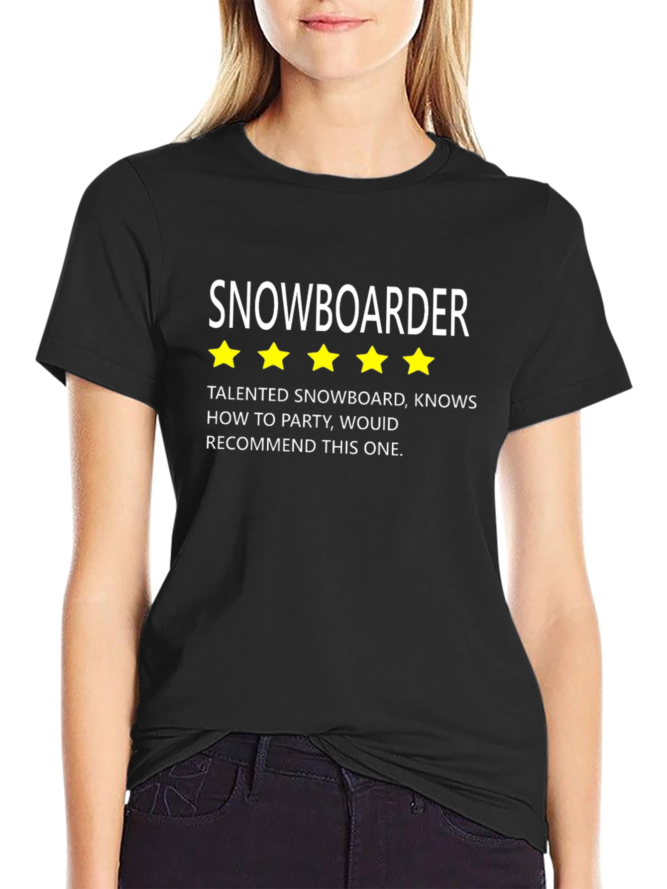 Snowboarder 5-Star T-Shirt