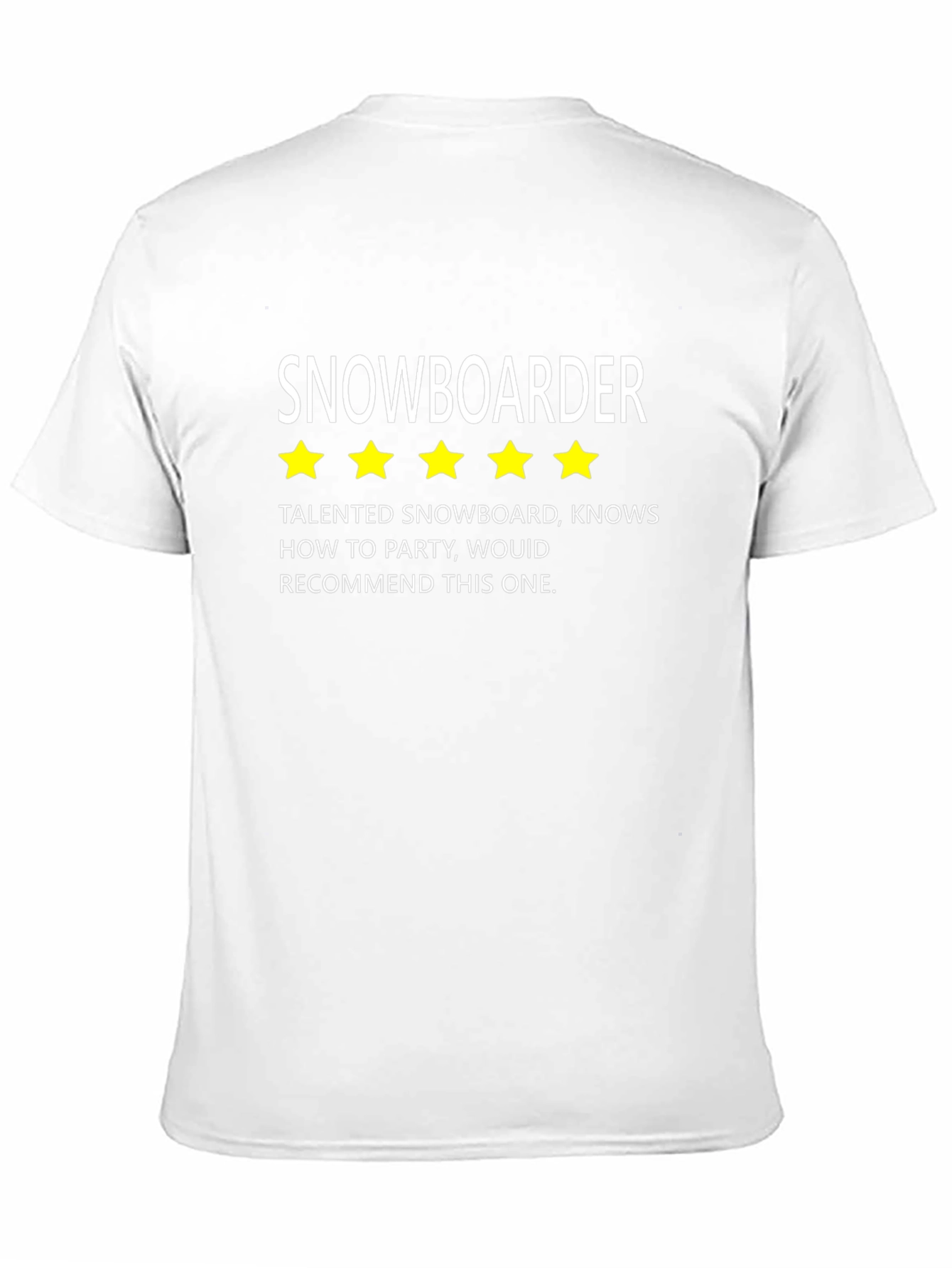 Snowboarder 5-Star T-Shirt