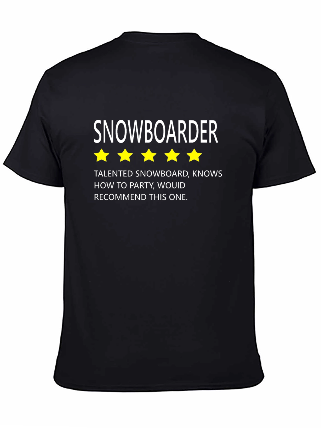 Snowboarder 5-Star T-Shirt