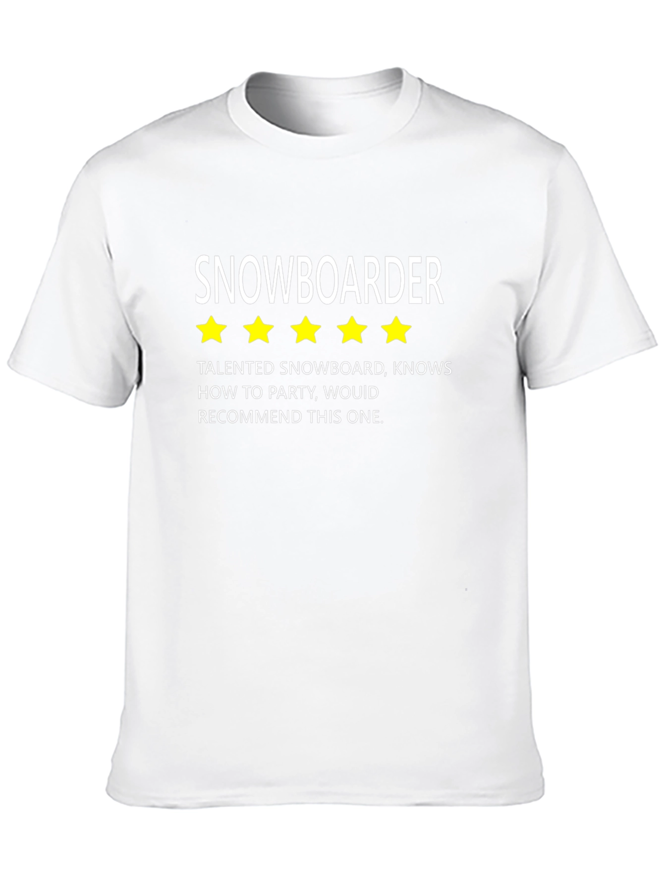Snowboarder 5-Star T-Shirt