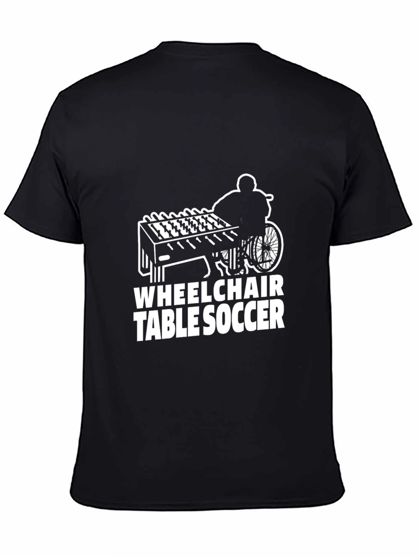 Wheelchair Table Soccer Graphic Tee