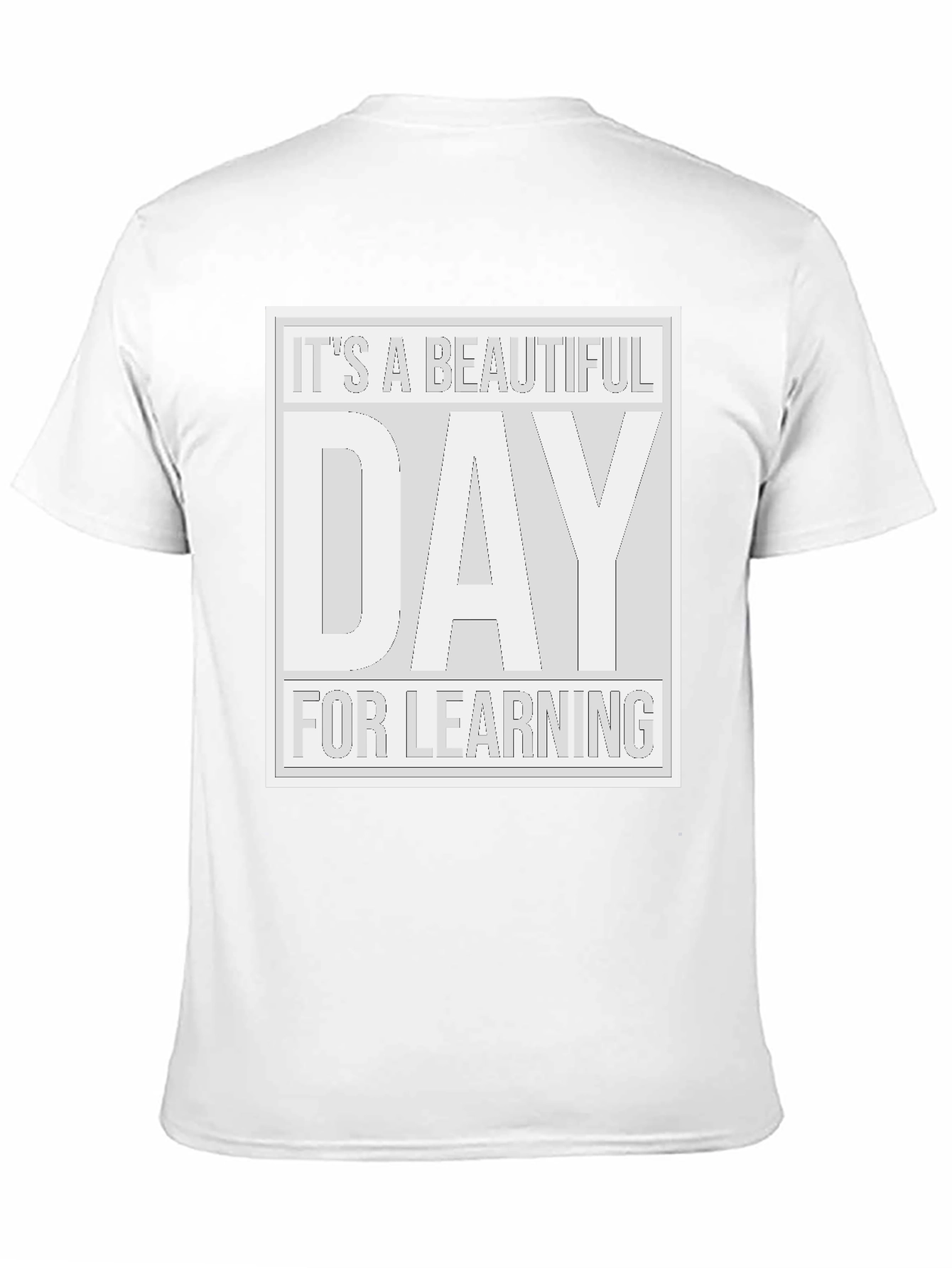 Its a Beautiful Day for Learning Black T-Shirt