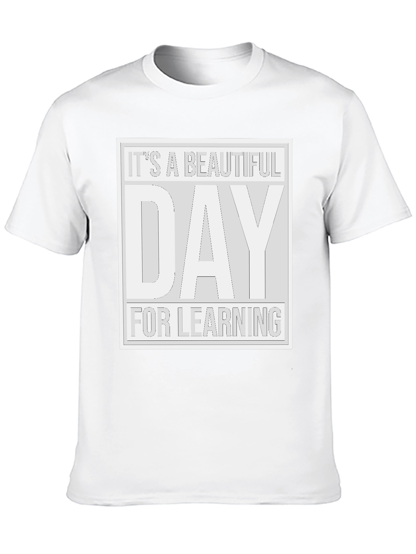 Its a Beautiful Day for Learning Black T-Shirt