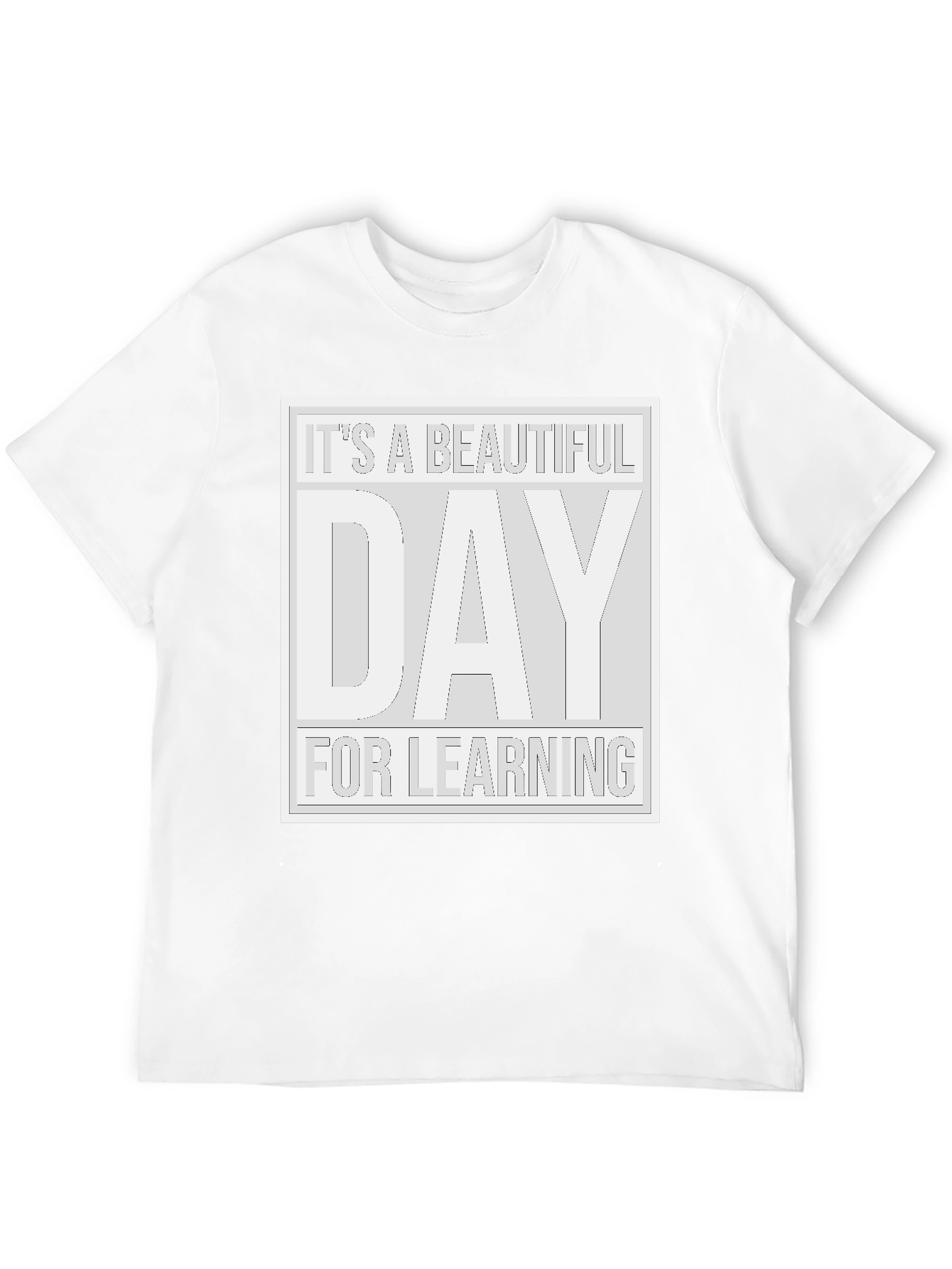 Its a Beautiful Day for Learning Black T-Shirt