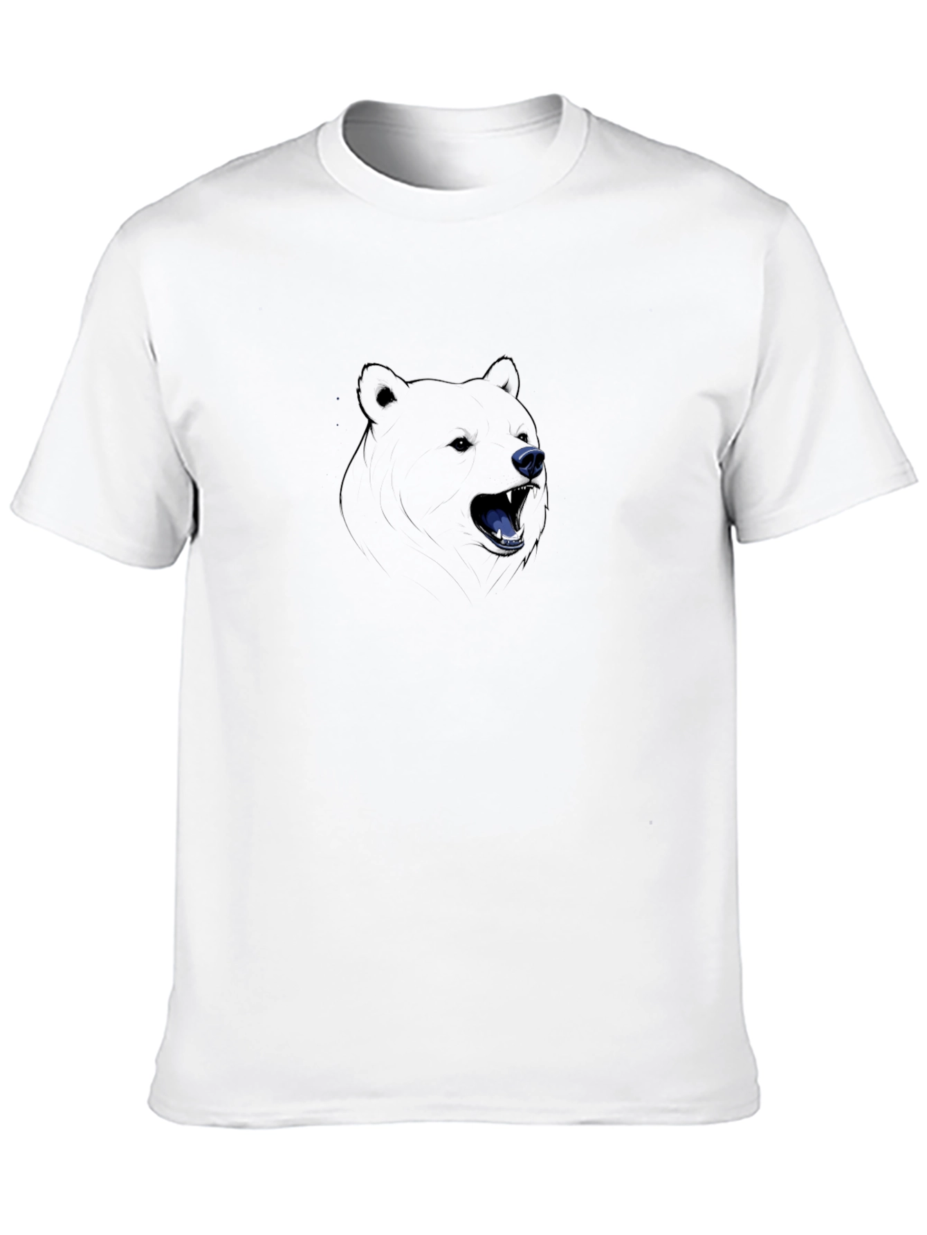 Bear Graphic T-Shirt - Mens Black Tee