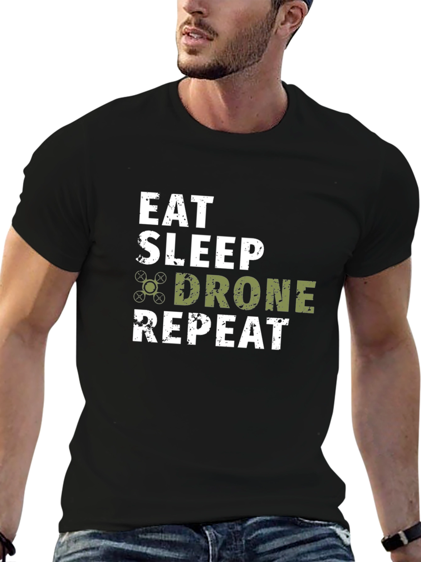 Eat Sleep Drone Repeat T-Shirt - Pilot Tee