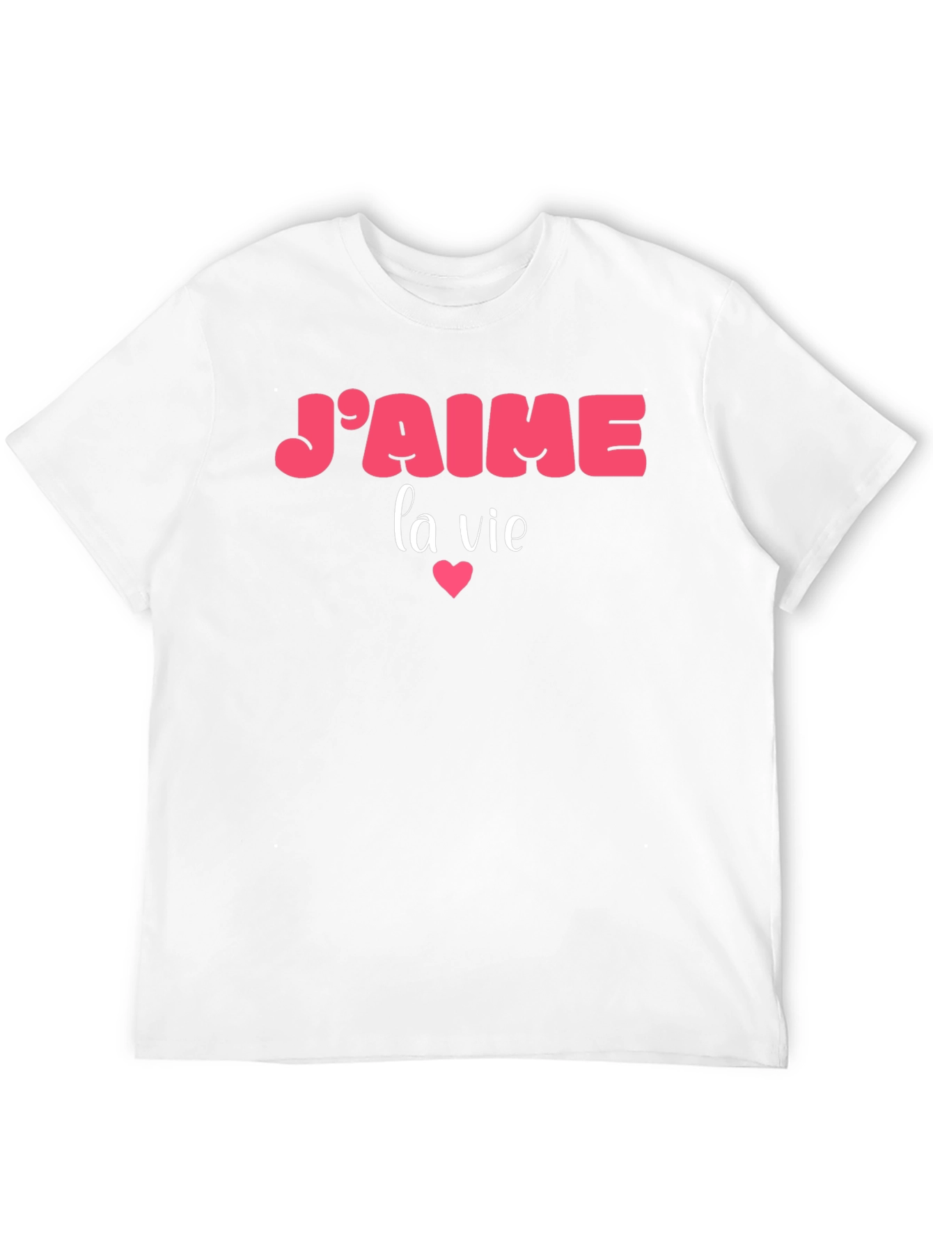 Jaime la vie Graphic T-Shirt - Black