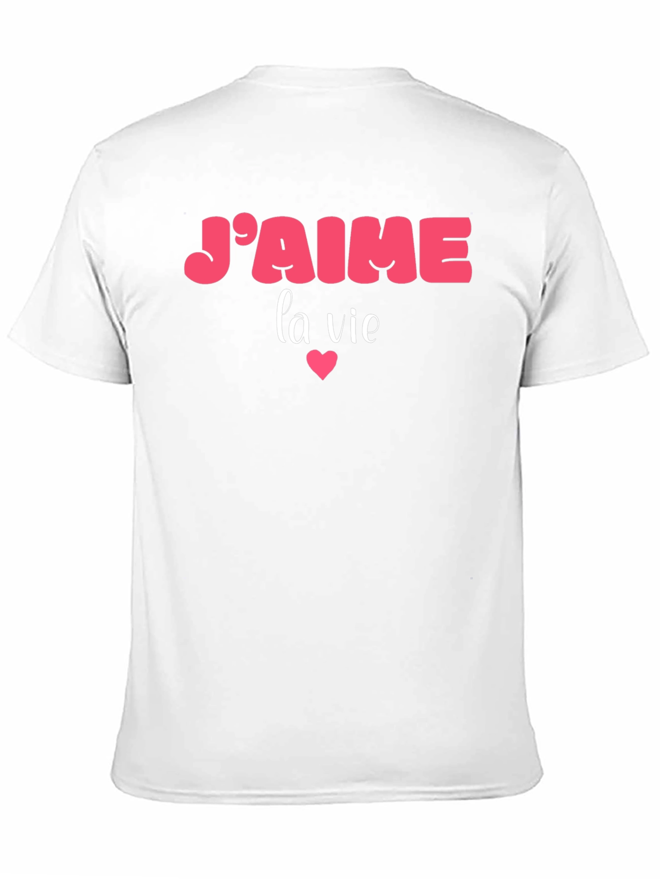 Jaime la vie Graphic T-Shirt - Black