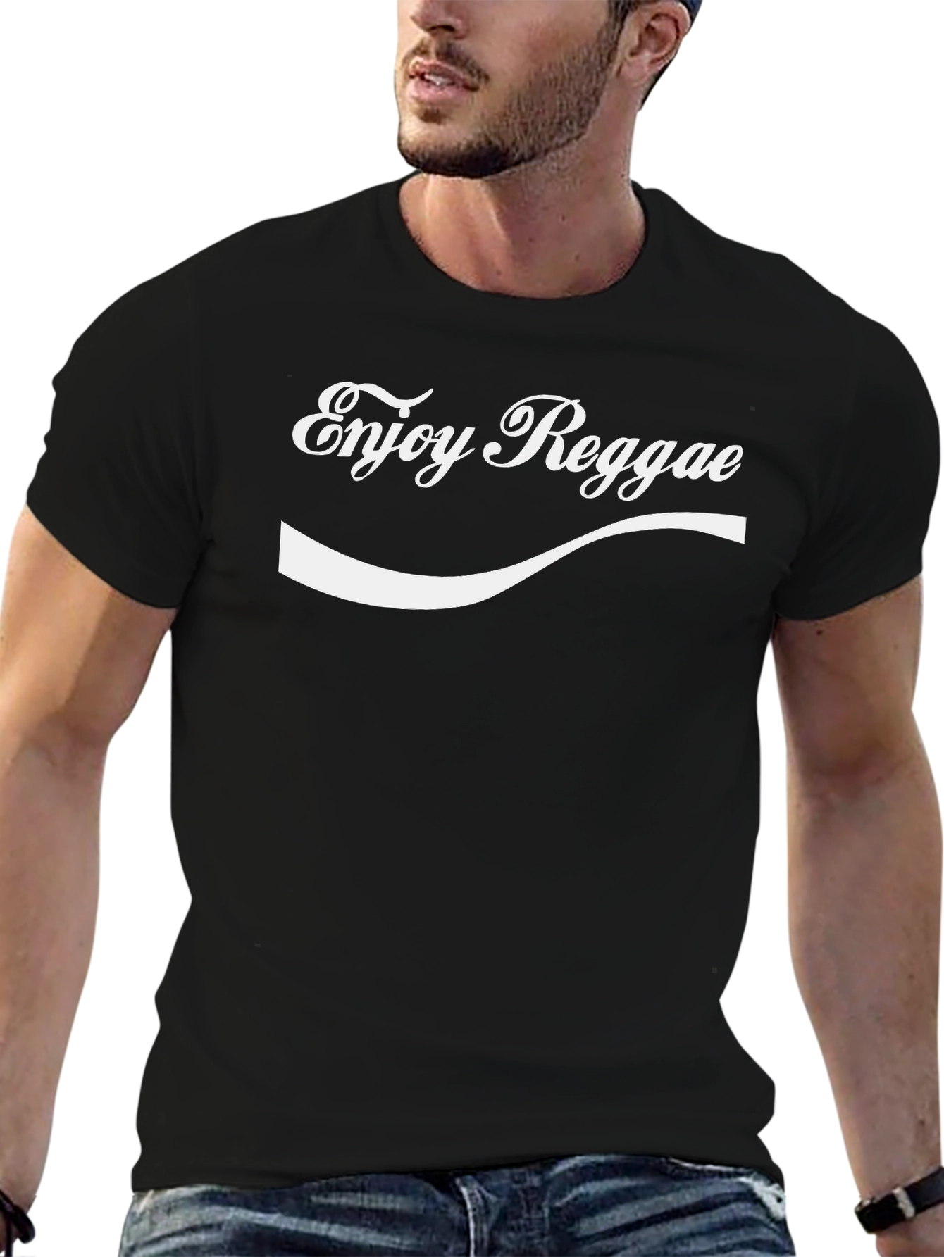 Enjoy Reggae Black T-Shirt