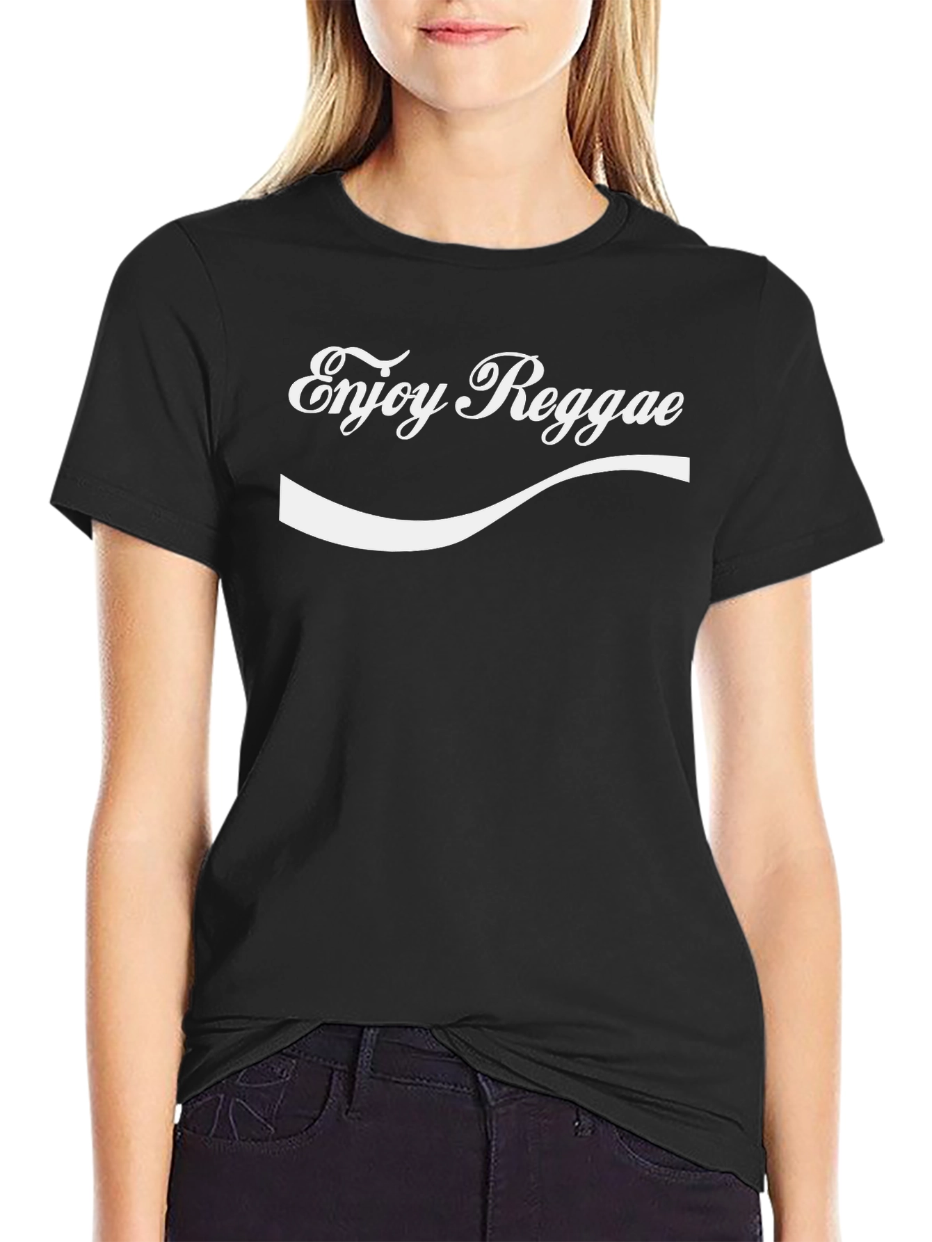 Enjoy Reggae Black T-Shirt